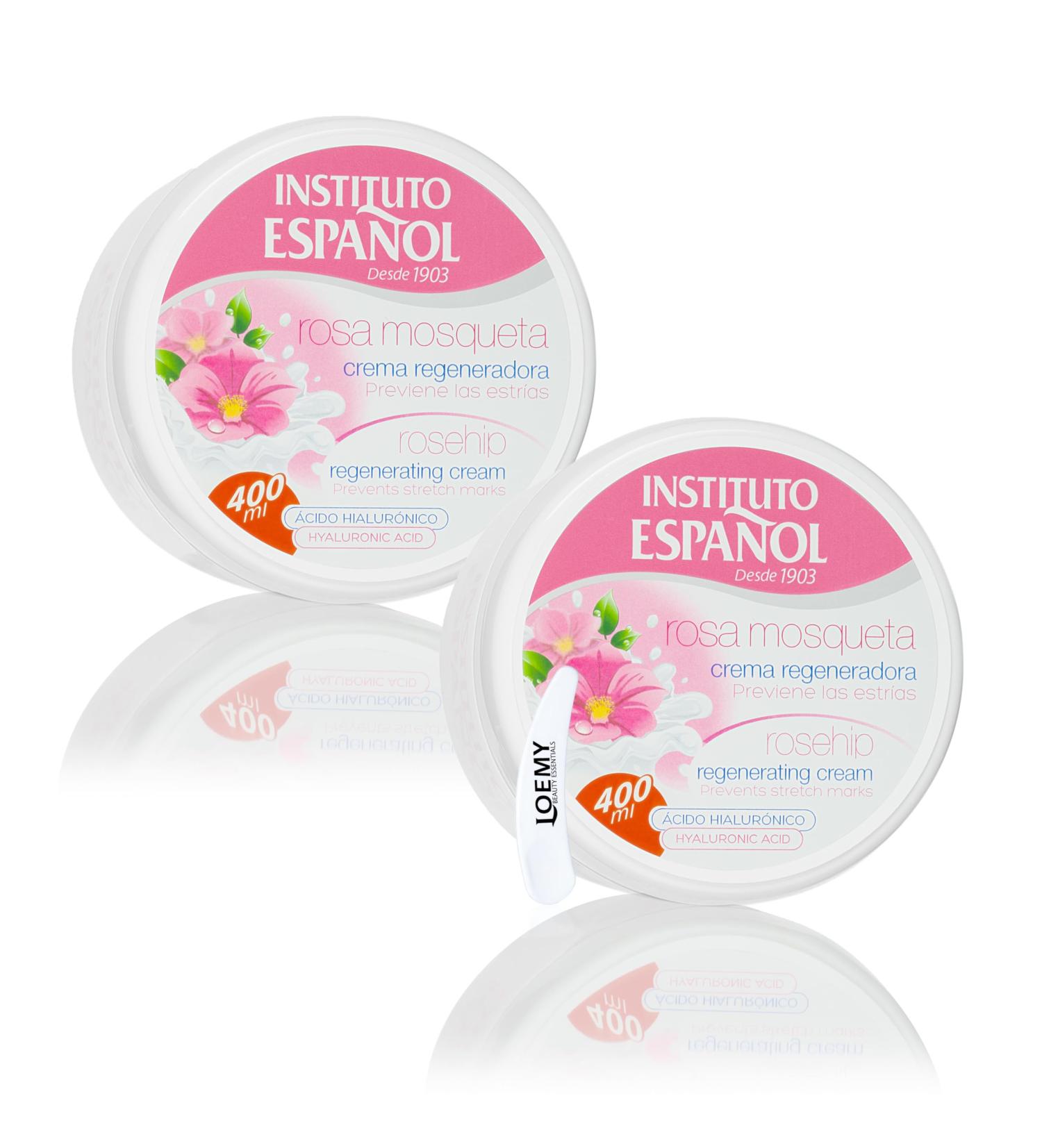 Instituto Espa ol Crema Corporal Moisturizing Cream with Hyaluronic Acid Regenerating Intensive Cream for Rough Skin Body Cream to Prevent Dehydration Set 800ml - Buy Online on GoSupps.com