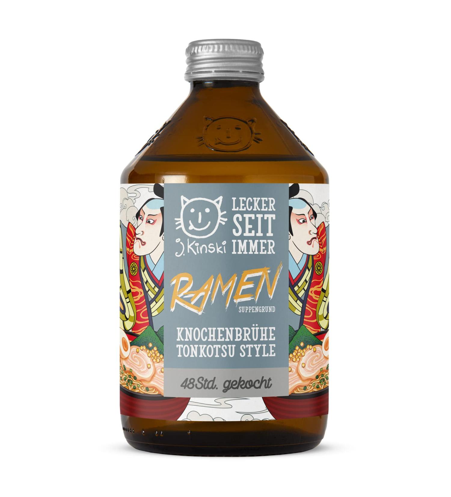 Organic Tonkotsu Bone Broth 6 x 525ml | Natural Protein Collagen | Low Carb Ramen Broth | International Shipping Available - Buy Online on GoSupps.com