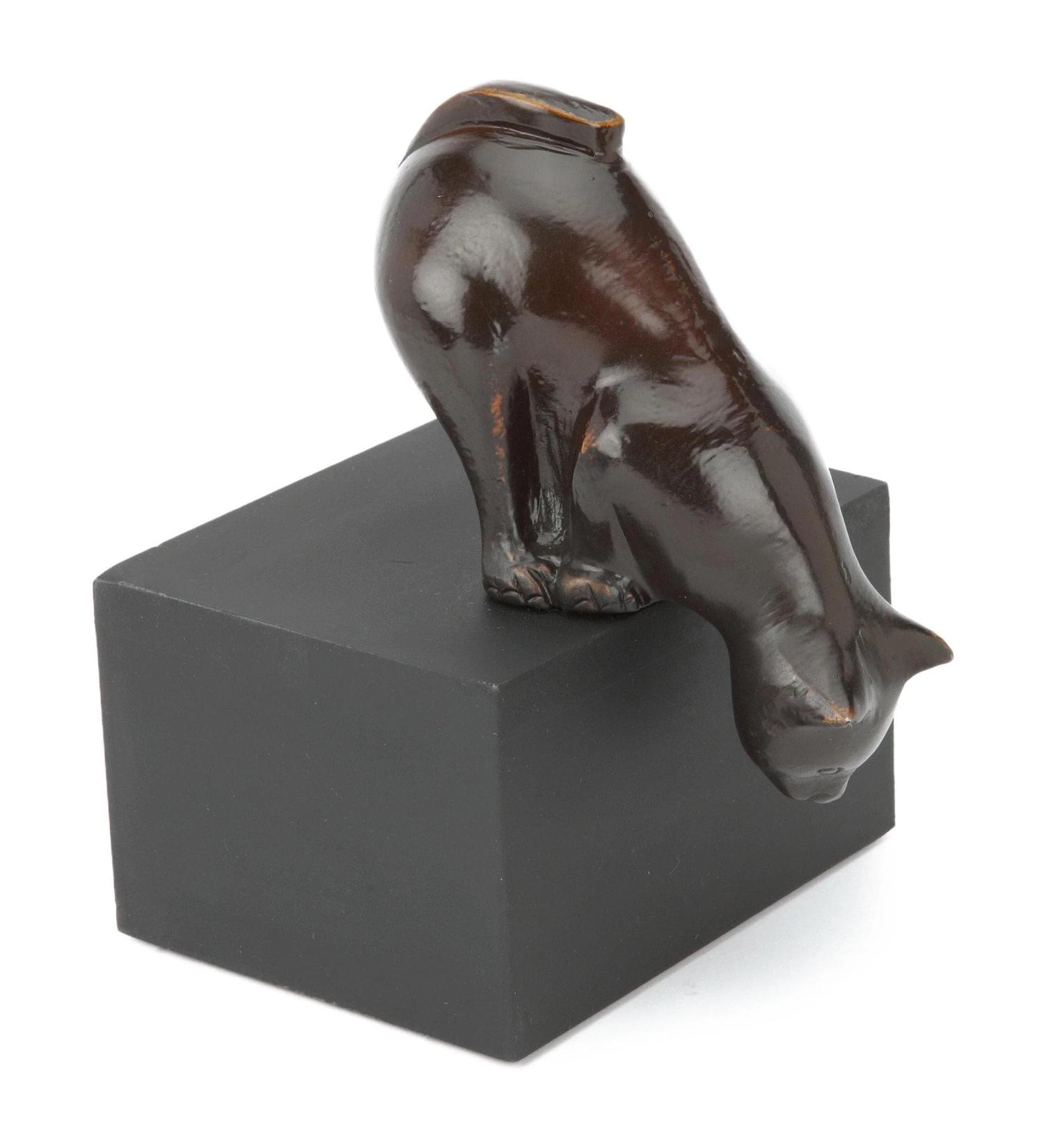Urns UK Hand Crafted Funeral Corby Bronze Cat Cremation Ashes Sculpture Urn - Buy Online on GoSupps.com