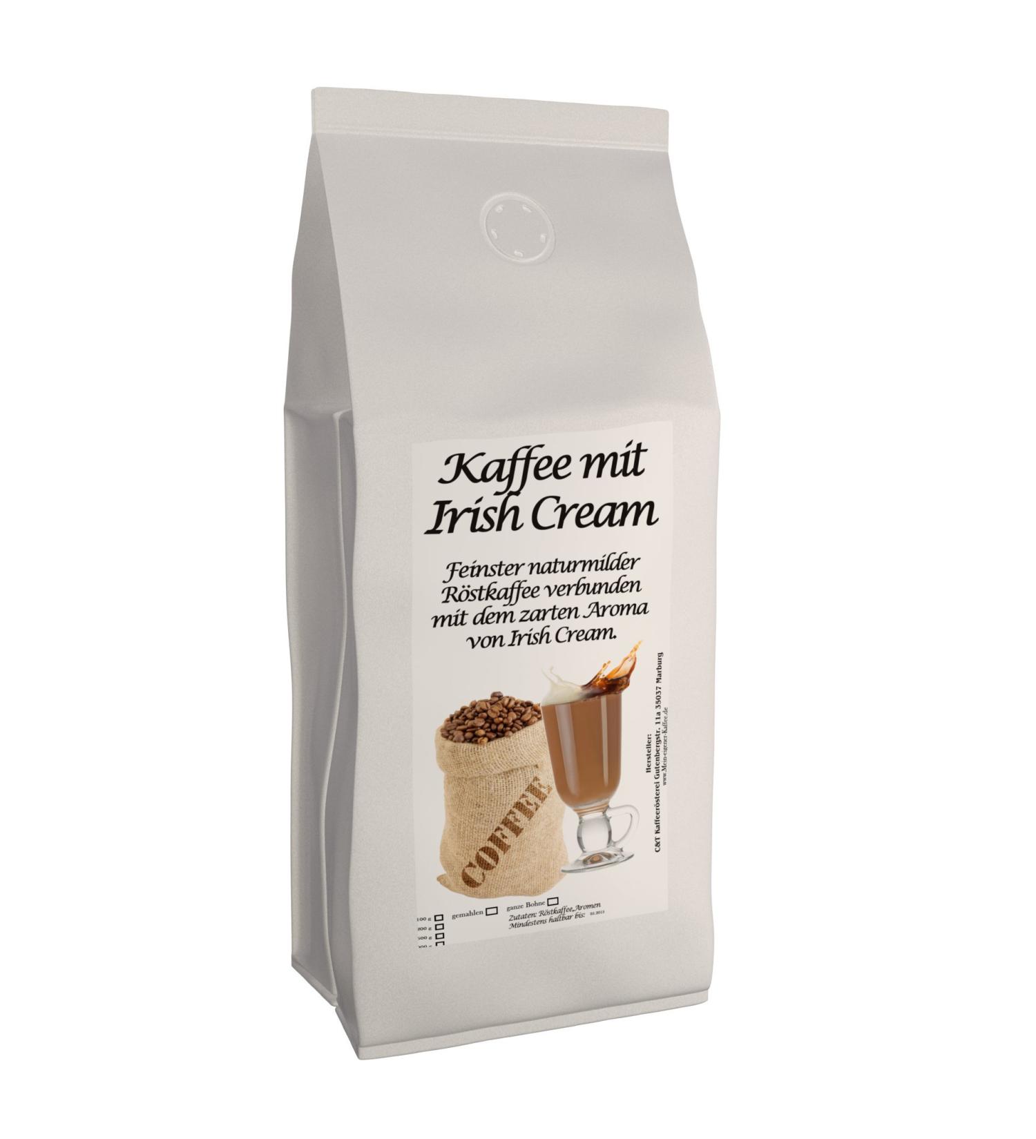 C&T Aroma Haffee - Irish Cream Flavored Coffee Ground 1000g | Premium Private Roaster Coffee - Buy Online on GoSupps.com