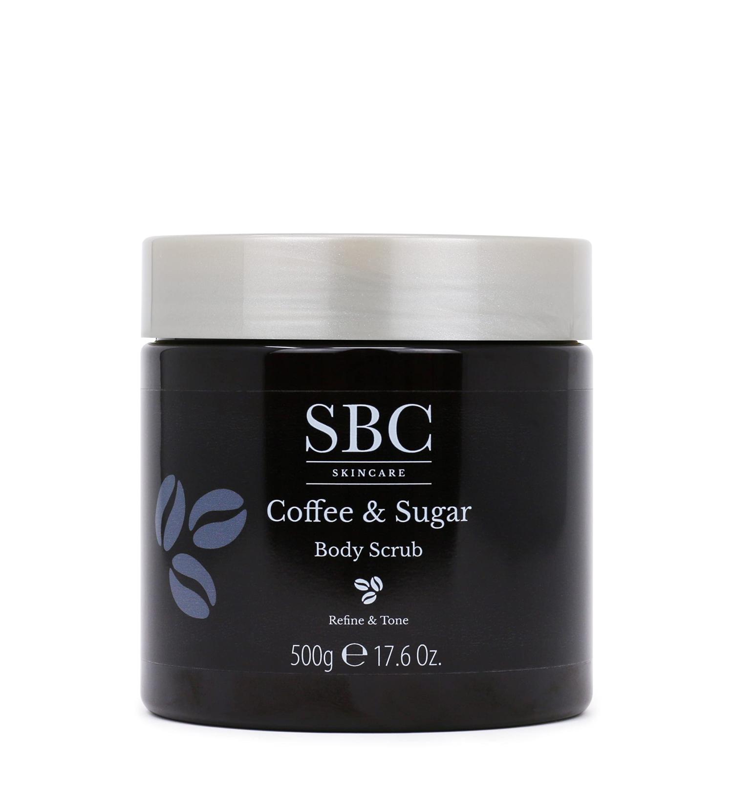 SBC Skincare Coffee & Sugar Body Scrub 500g Exfoliating Body Scrub Nourishing Softening Smoothing - Buy Online on GoSupps.com