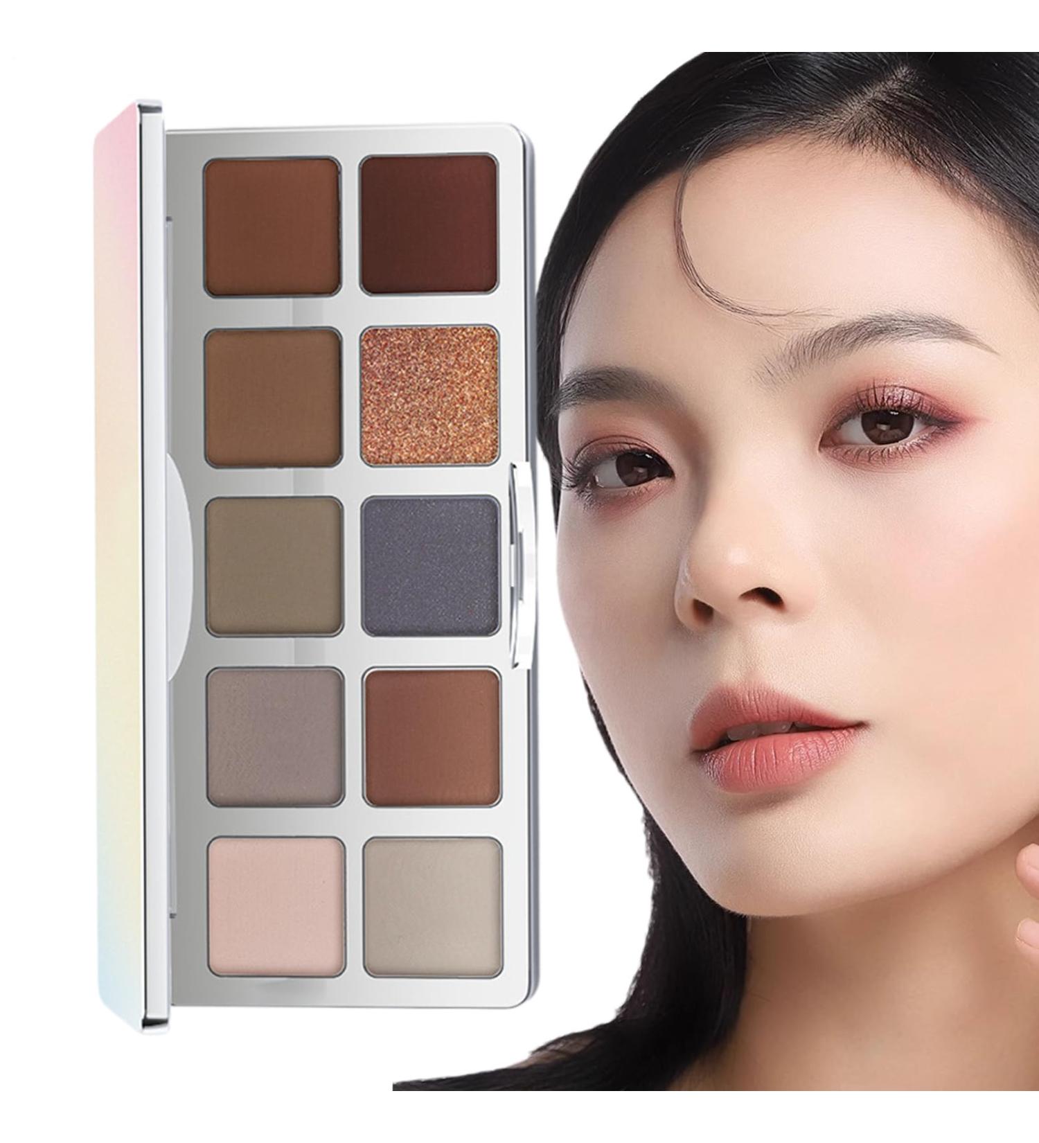 Eyeshadow Palette 10Color Blendable Beauty CosmeticsTravel Makeup Palettefor Women Wife Girlfriend Mom BD401 - Buy Online on GoSupps.com