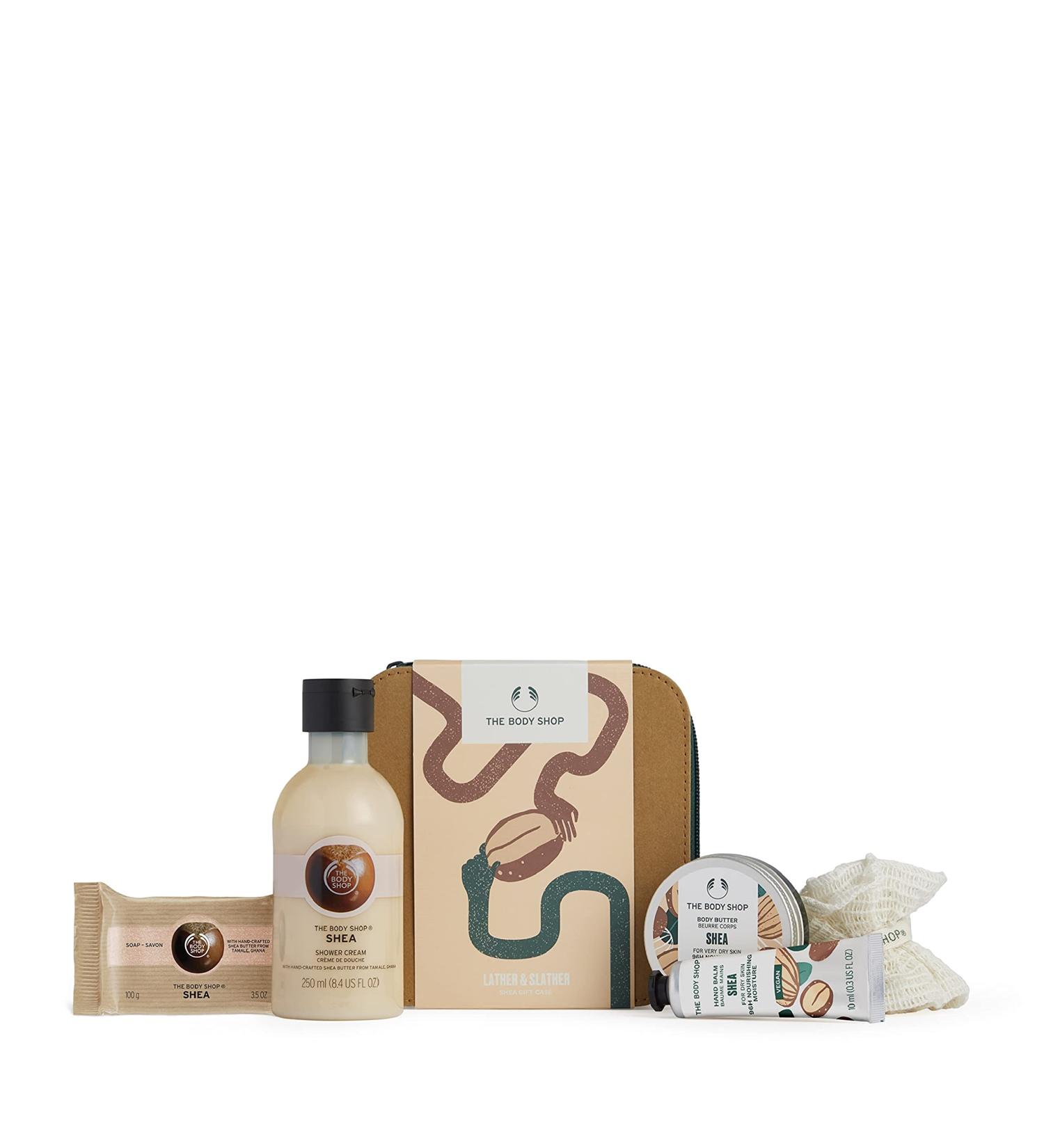 The Body Shop Shea Body Care Gift Set for Dry Skin - Vegan Friendly - Buy Online on GoSupps.com