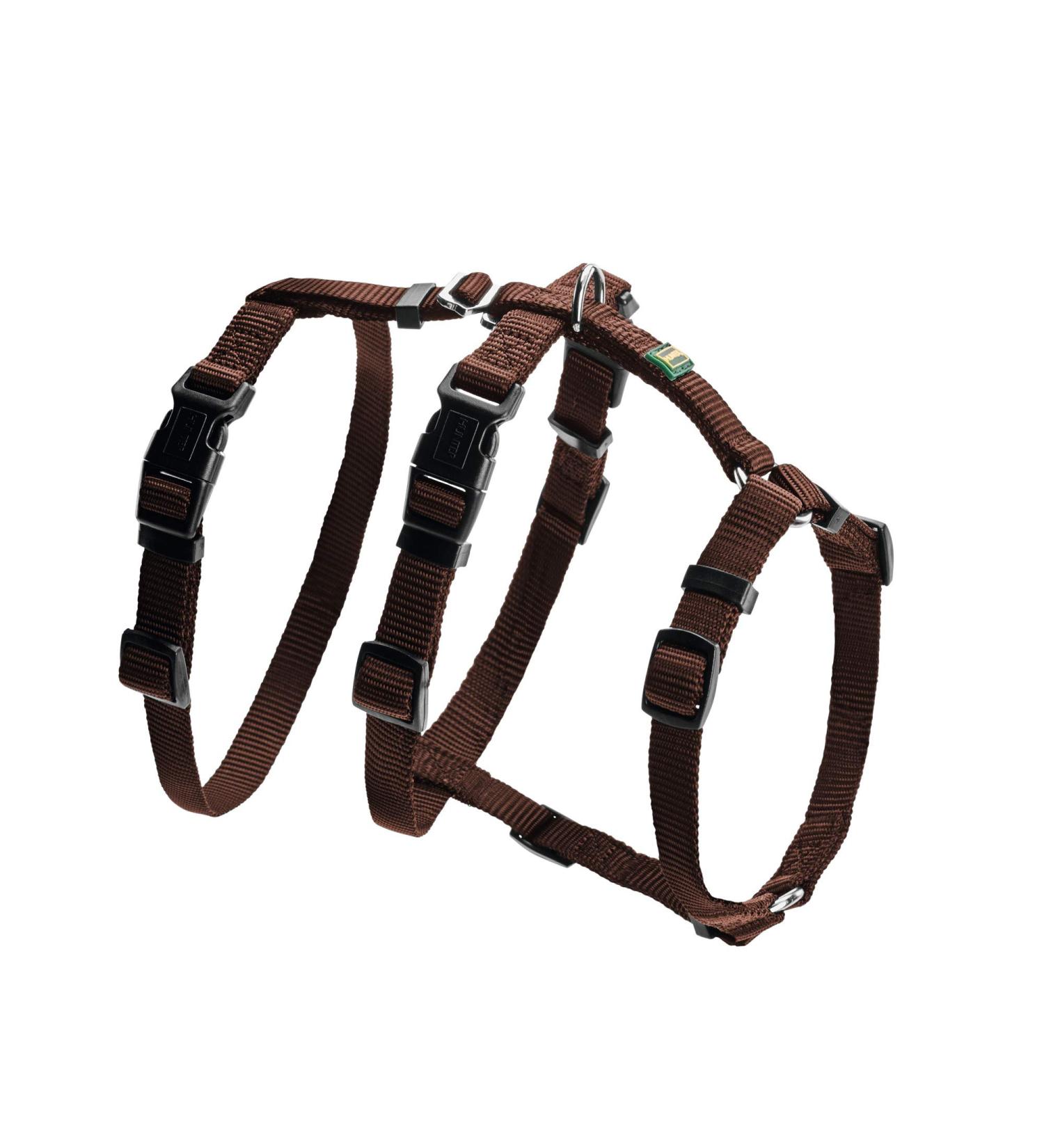 HUNTER Vario Rapid Safety Harness for Dogs | Adjustable 64-100 cm Brown | Durable & Comfortable International Shipping - Buy Online on GoSupps.com