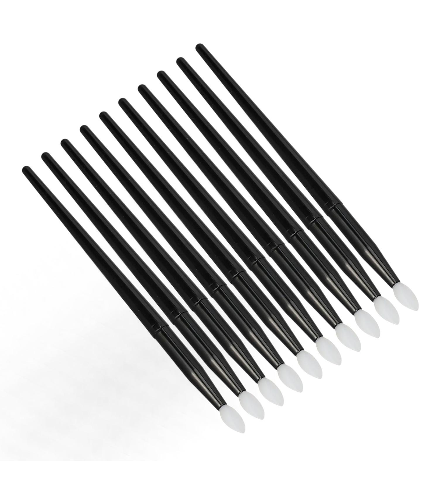 10 Pieces Silicone Lip Brushes Long Handle Makeup Brush Set with Easy Cleaning for Lipstick Lip Gloss - Buy Online on GoSupps.com