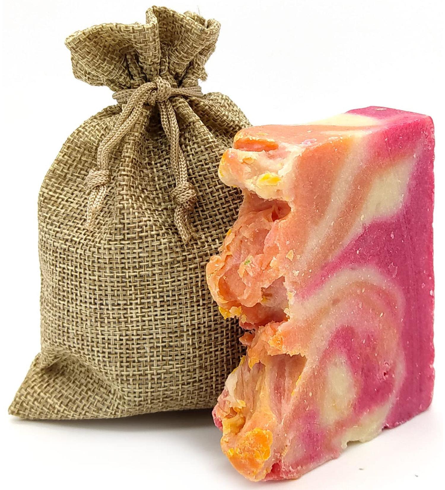  Buabi Natural Handmade Hand Soap Solid Biodegradable Tablet Zero Waste Vegan Jute Gift Bag 100g (AGUACATE) - Buy Online on GoSupps.com