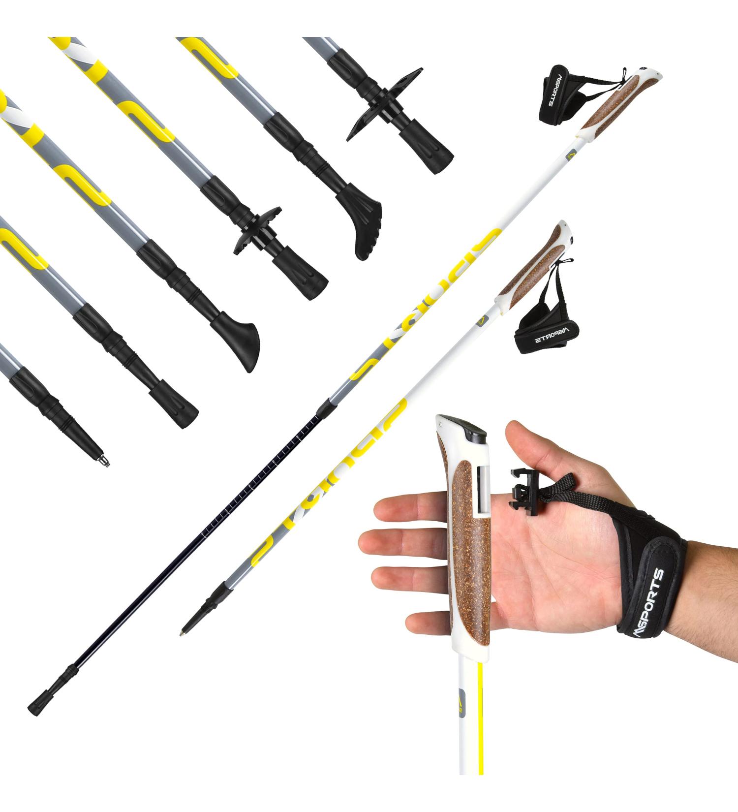 Premium Nordic Walking Poles - Lightweight High Quality & Carrying Bag Included - Best International Shipping - Buy Online on GoSupps.com