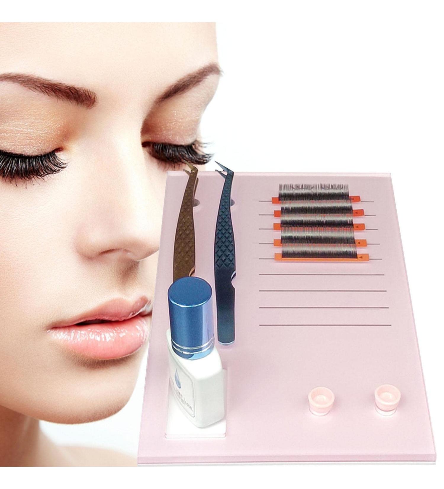Lash Extensions Mixed Tray Acrylic Eyelash Tool Holder Eyelash Extensions Beauty Eyelash Tool Console Plate Fairy Eyelashes Extension Holder Goforwealth - Buy Online on GoSupps.com