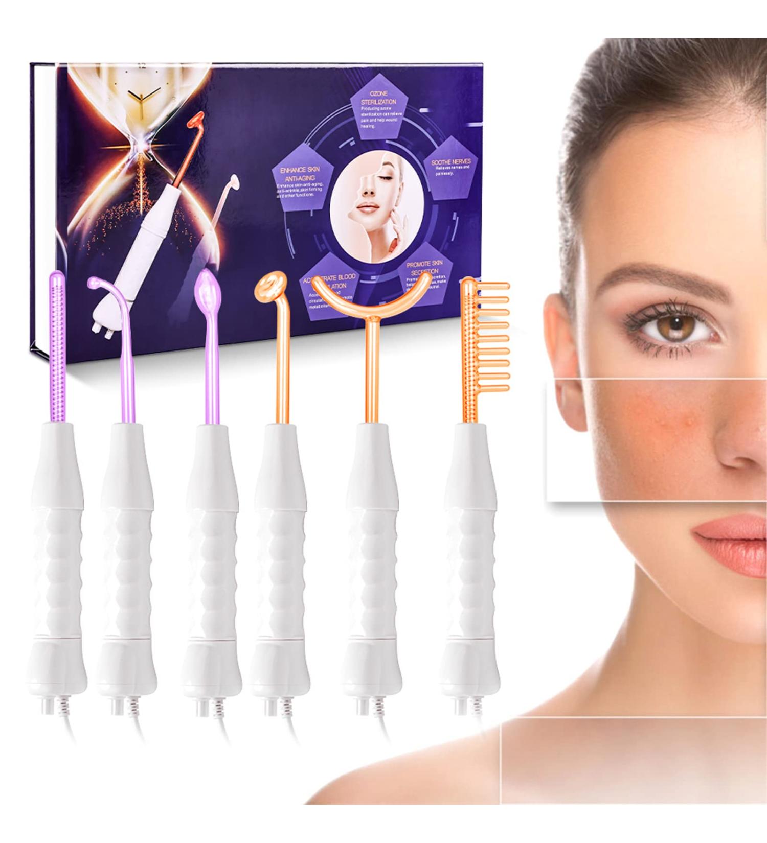 Twowin High Frequency Device for Acne Treatment & Skin Tightening | 60 Pcs Mull Masks Included - Shop Internationally! - Buy Online on GoSupps.com