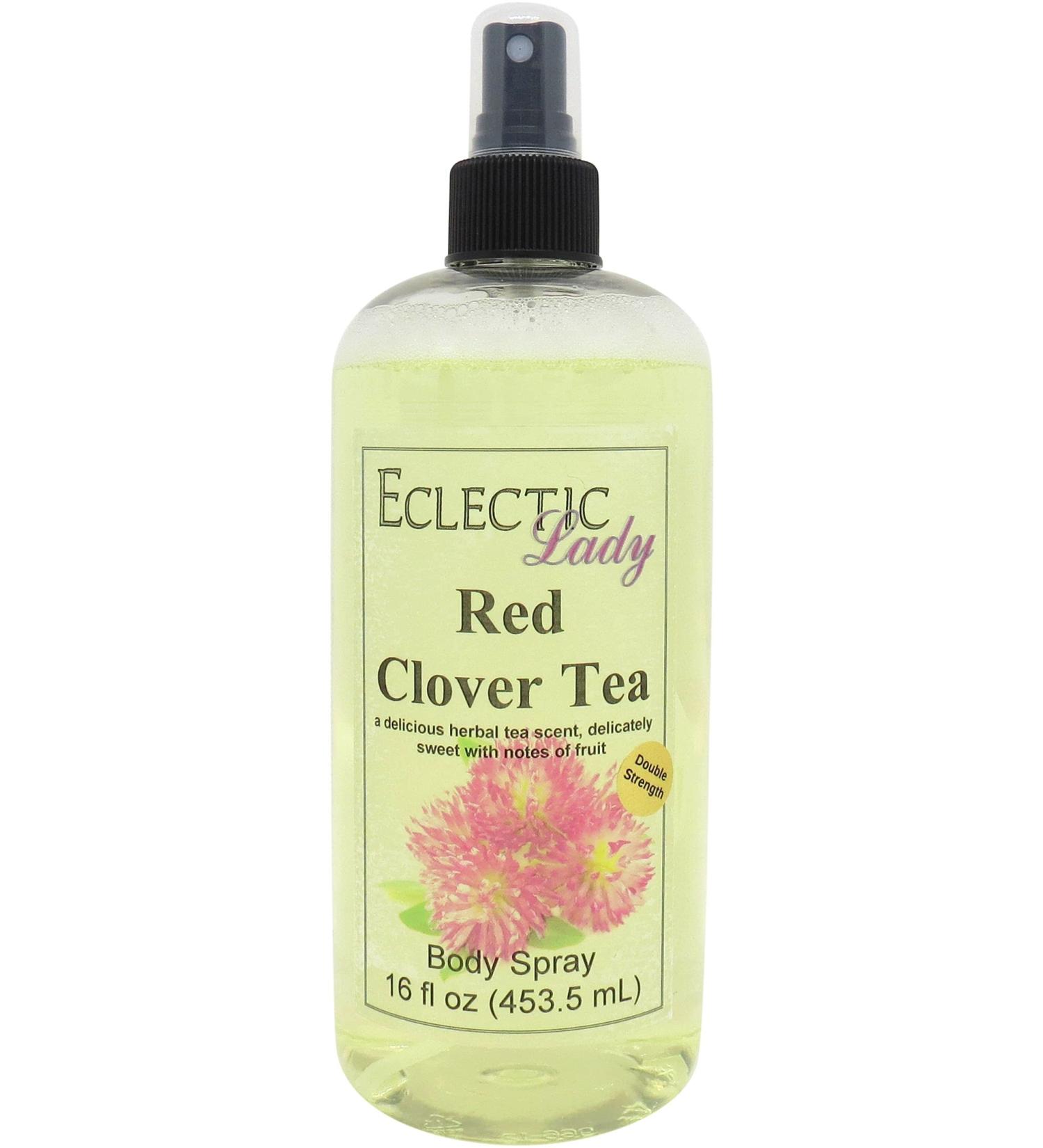 Red Clover Tea Body Spray (Double Strength) 16 ounces Body Mist for Women with Clean Light & Gentle Fragrance Long Lasting Perfume with Comforting Scent for Men & Women Cologne with Soft Subtle 16 Fluid Ounces (Double Strength) - Buy Online on GoSupps.com