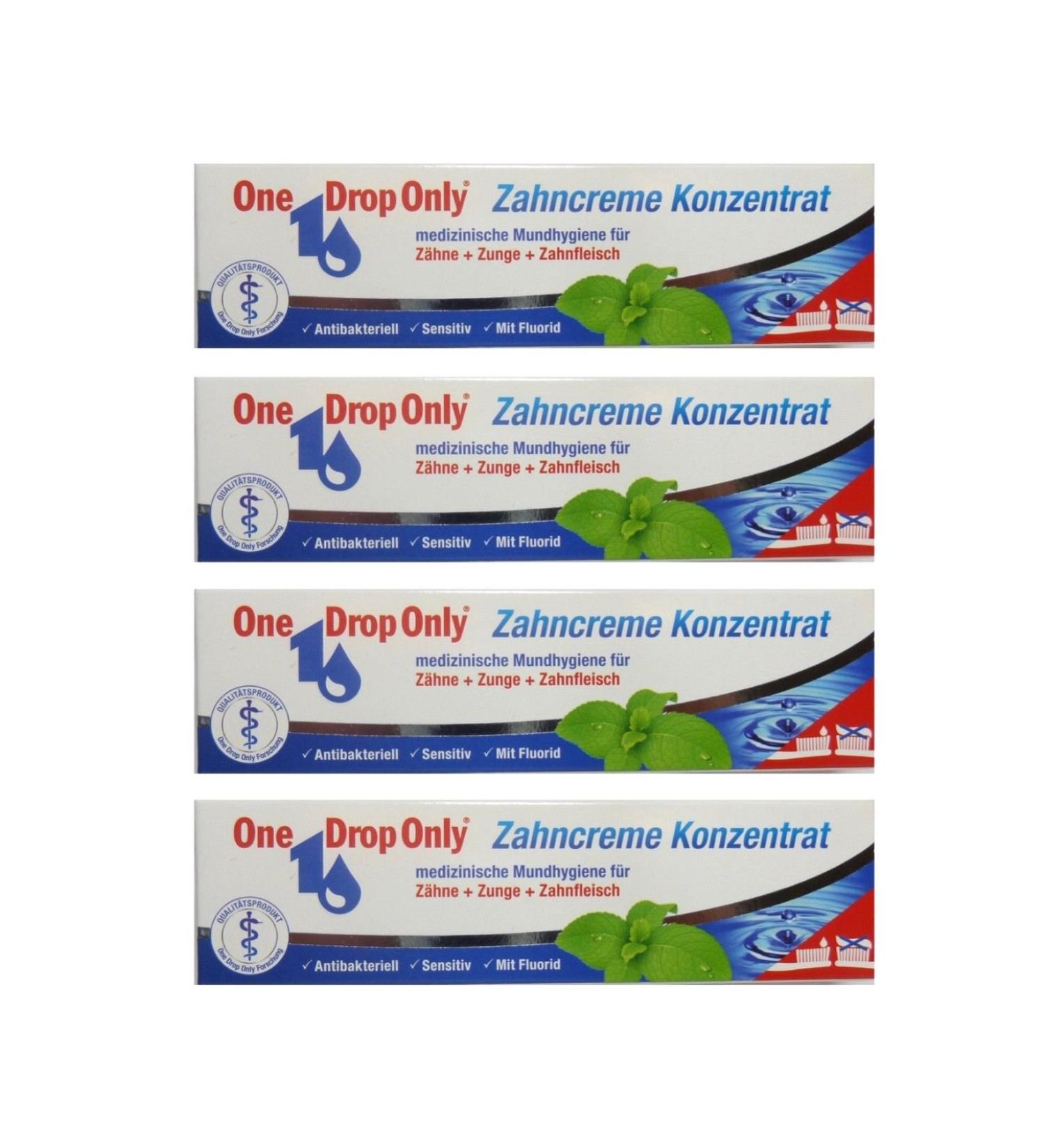 One Drop Only Toothpaste Concentrate 4 Pack (4x 25ml)