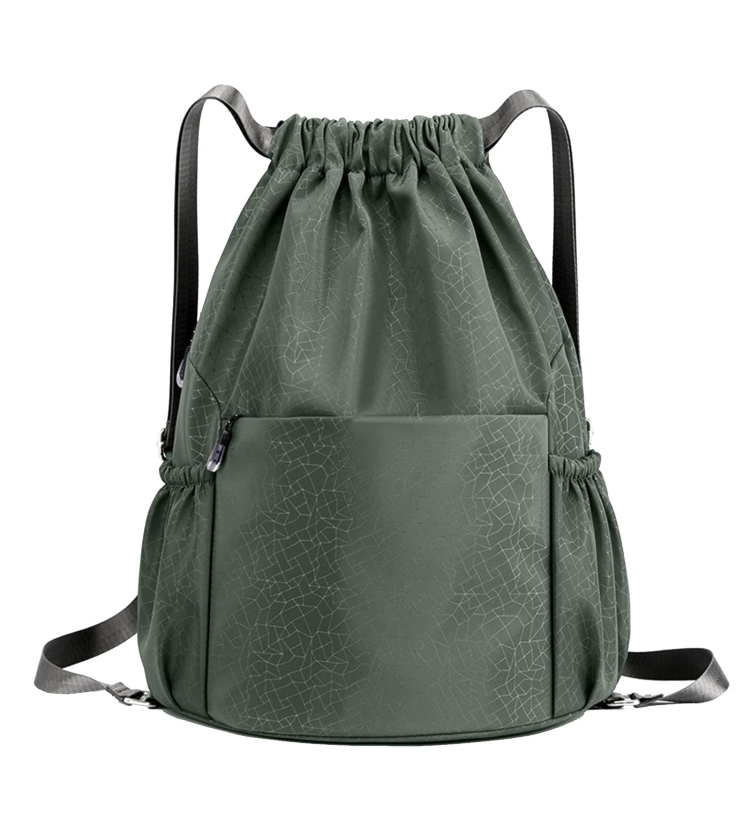X Sim Fitnessx Sport Turn Waterproof Bag - Unisex Backpack for Gym School Travel & Outdoor - Gray Pattern Daypack - Buy Online on GoSupps.com