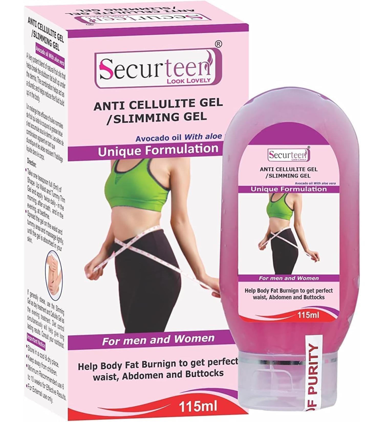 QURA QURA Slimming Gel for stomach hips thighs body anti-cellulite and skin firming 115 ml