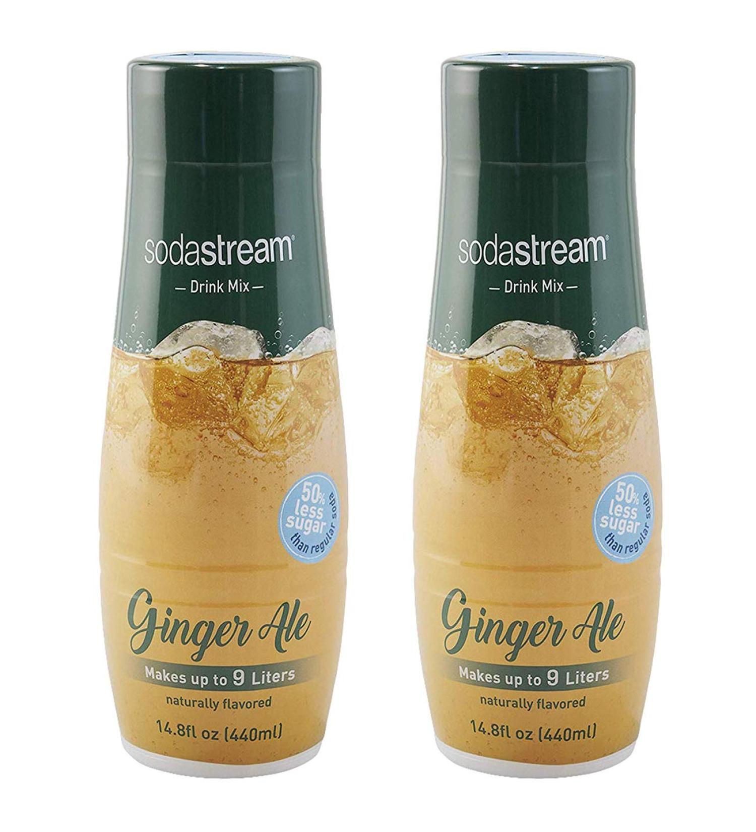 SodaStream Ginger Ale 440ml 2 Pack - 14.8 Fl Oz (Pack of 2) | Refreshing Ginger Ale Soda - Buy Online on GoSupps.com