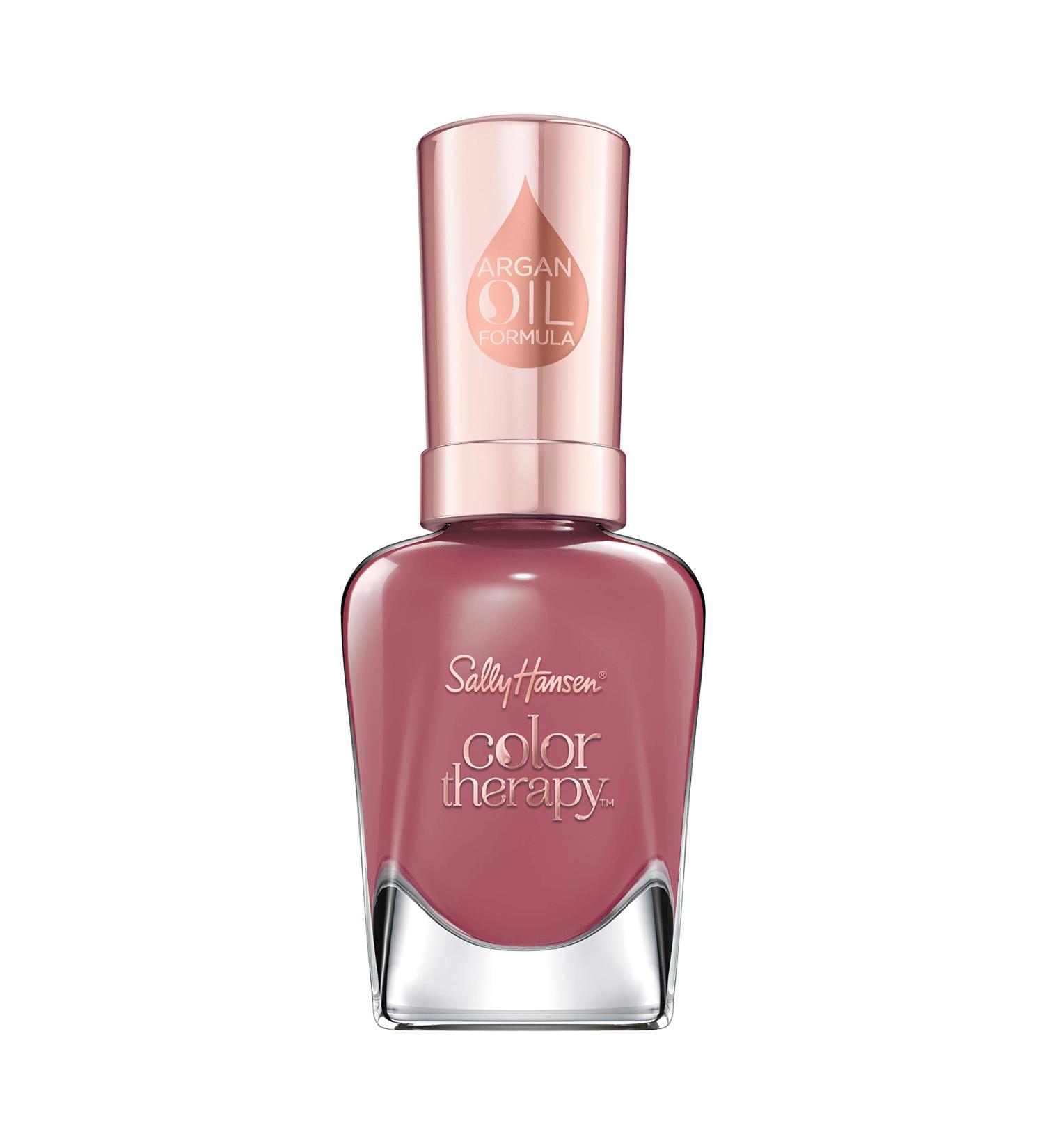 Sally Hansen Color Therapy Nail Polish La Vie En Rose 0.5 Fl Oz - Long-Lasting Formula for Vibrant Nails - Buy Online on GoSupps.com