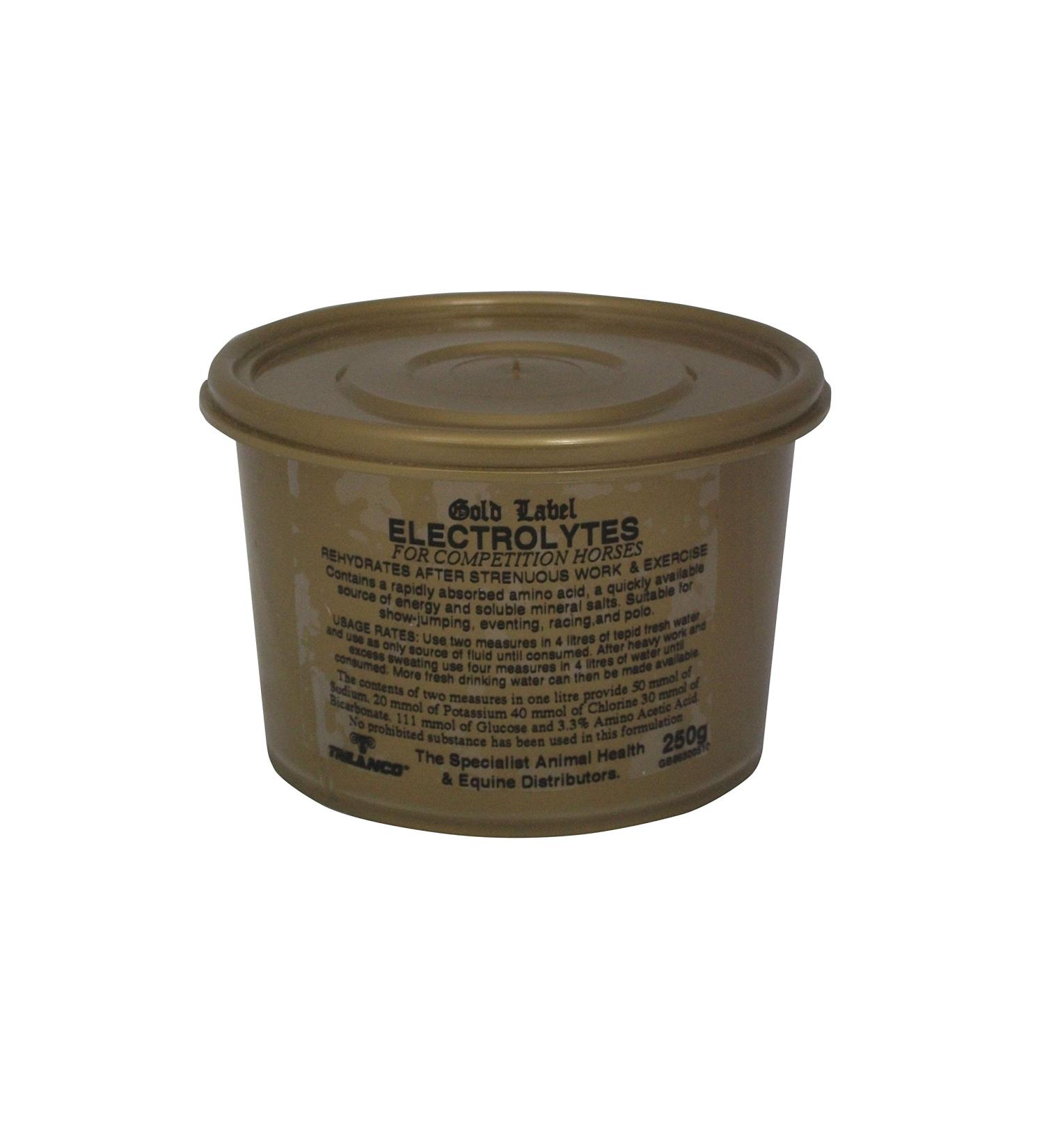 Gold Label See Description Electrolyte Clear 250 g