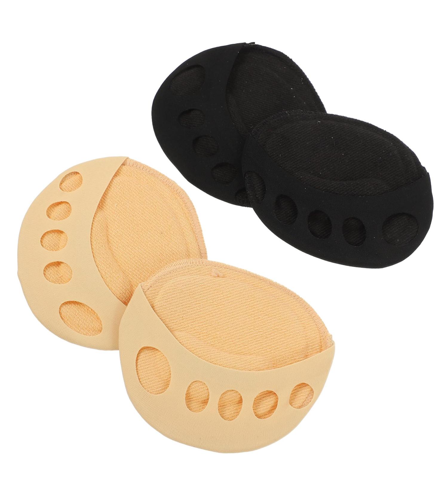 Beaupretty 2 Pairs Forefoot Pad Invisible Women's Toe Socks Cotton Assorted Color 9X8CM - Buy Online on GoSupps.com