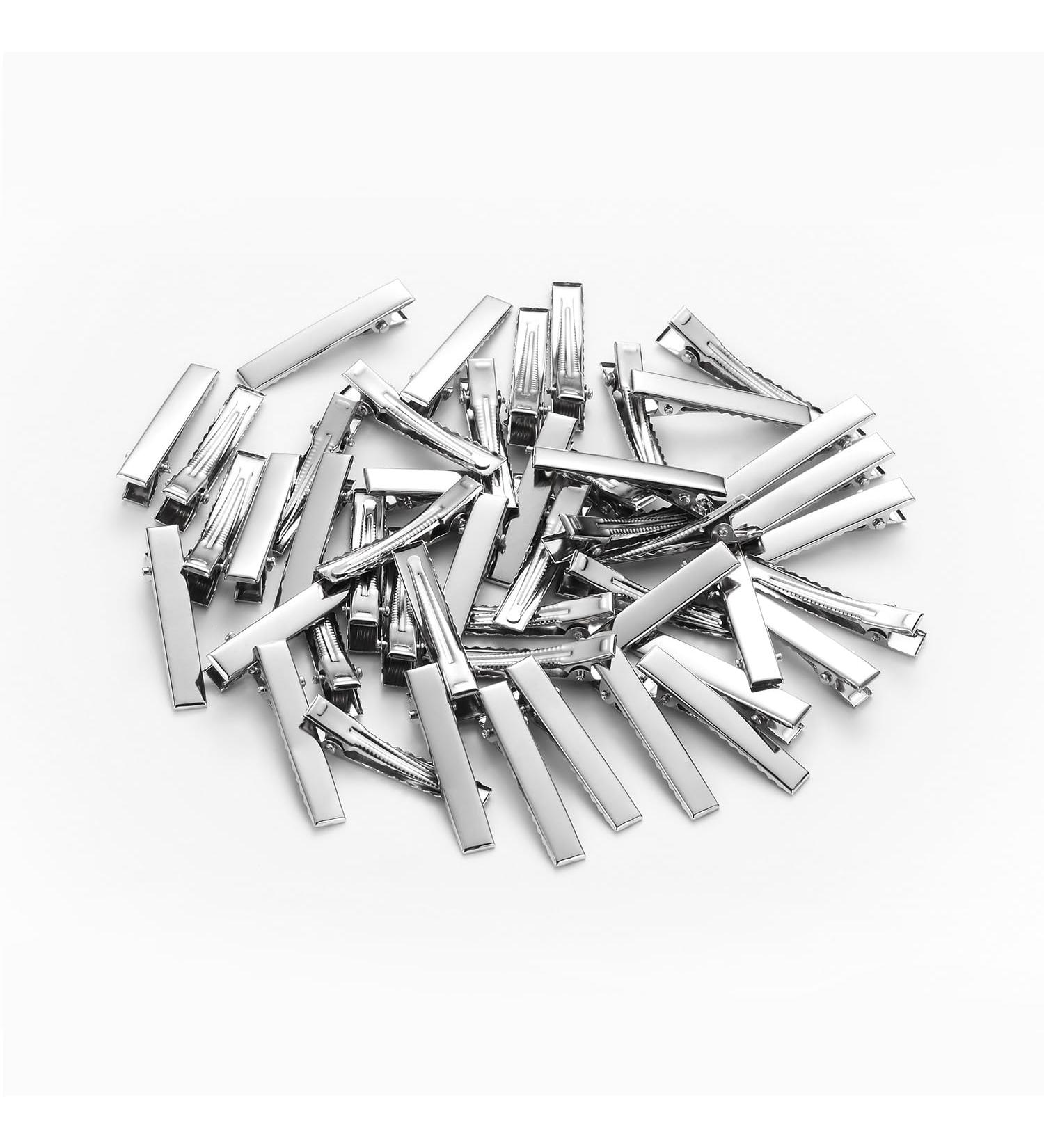 Wynameleri 42mm star hair clip silver secure hair clips grips for short hair 1.65" mini metal hair slide clips flat metal hair pins - Buy Online on GoSupps.com
