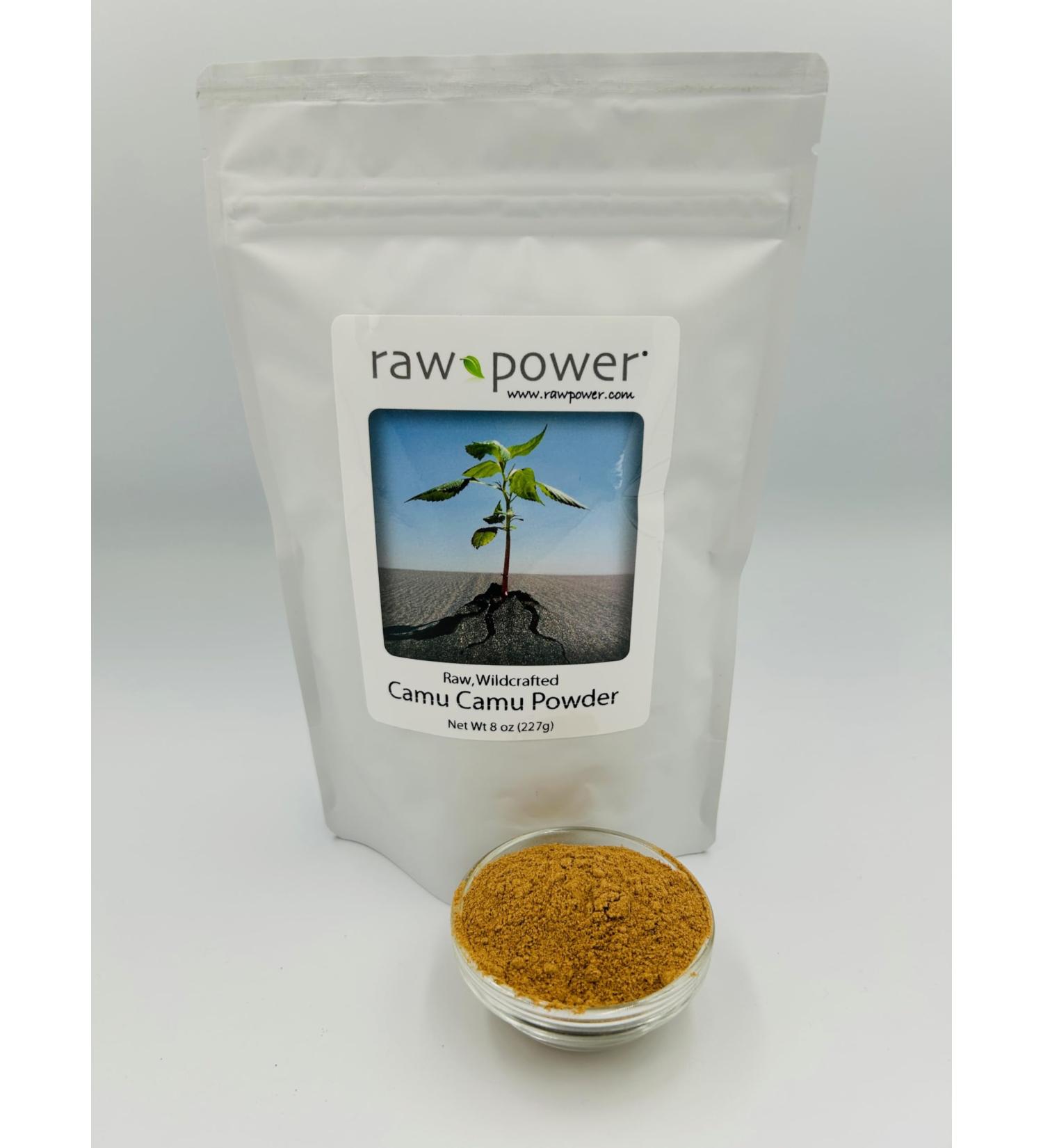 Raw Power Camu Camu Berry Powder 8 oz (227g) raw wildcrafted 100% Pure Non-GMO Organics