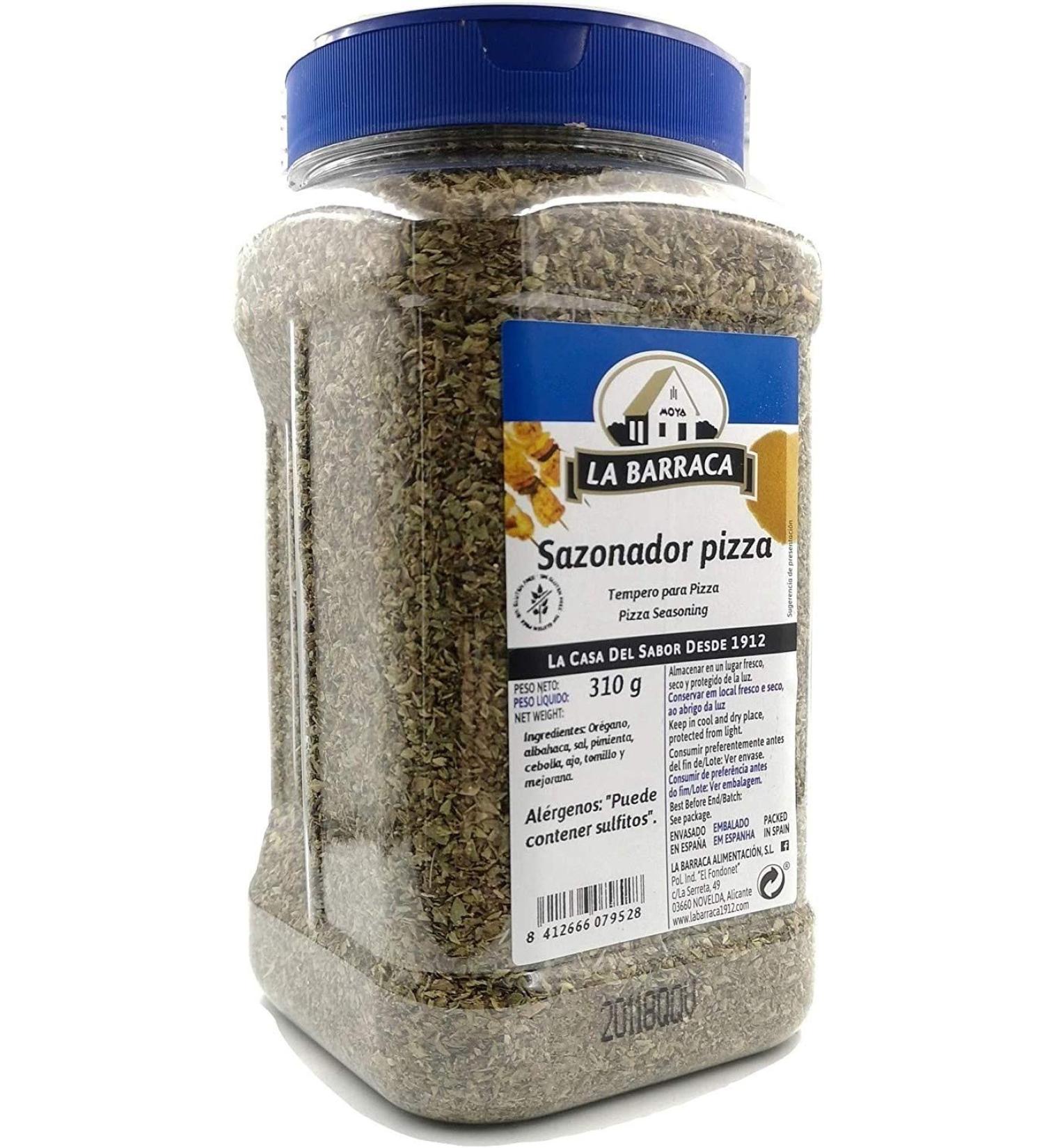 Pizza seasoning - Special spice mix for pizza dough - LA BARRACA - Pot 310 g
