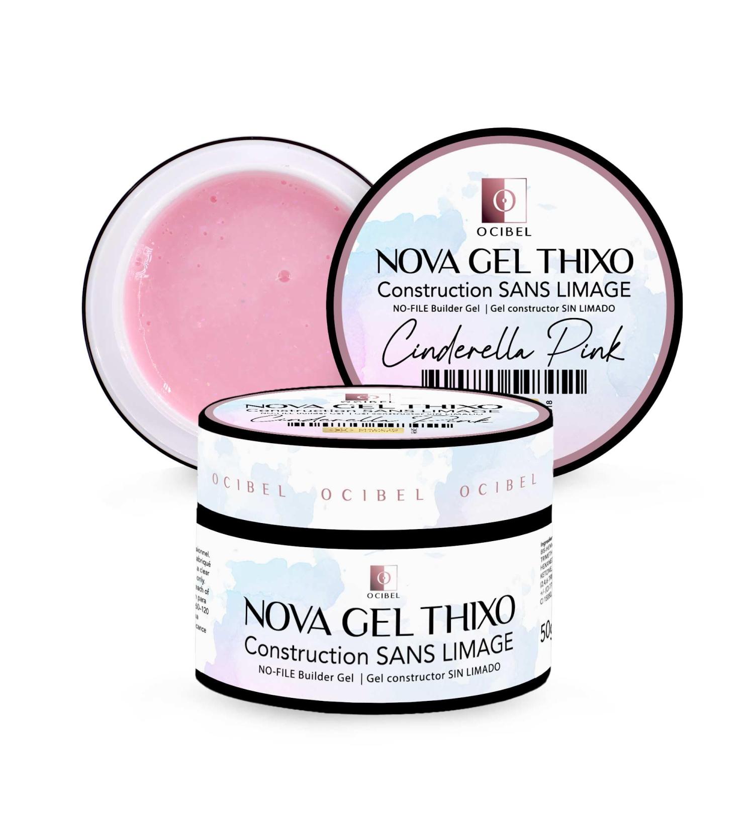  OCIBEL Thixo No-Filling Builder Gel 50g - TPO & HEMA Free - Cinderella Pink - Buy Online on GoSupps.com