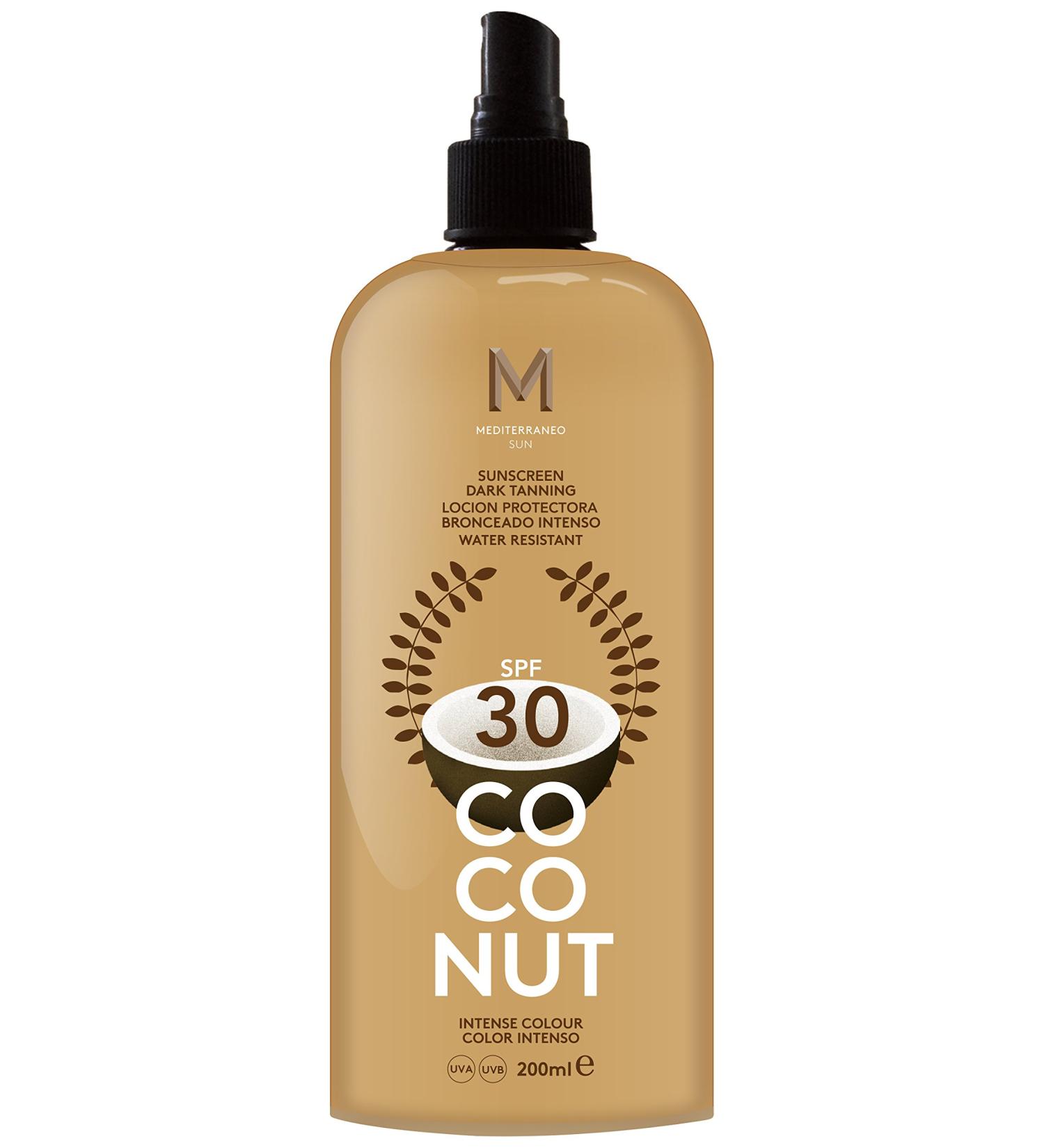 Coconut Sunscreen Dark Tanning Spf30 200 Ml