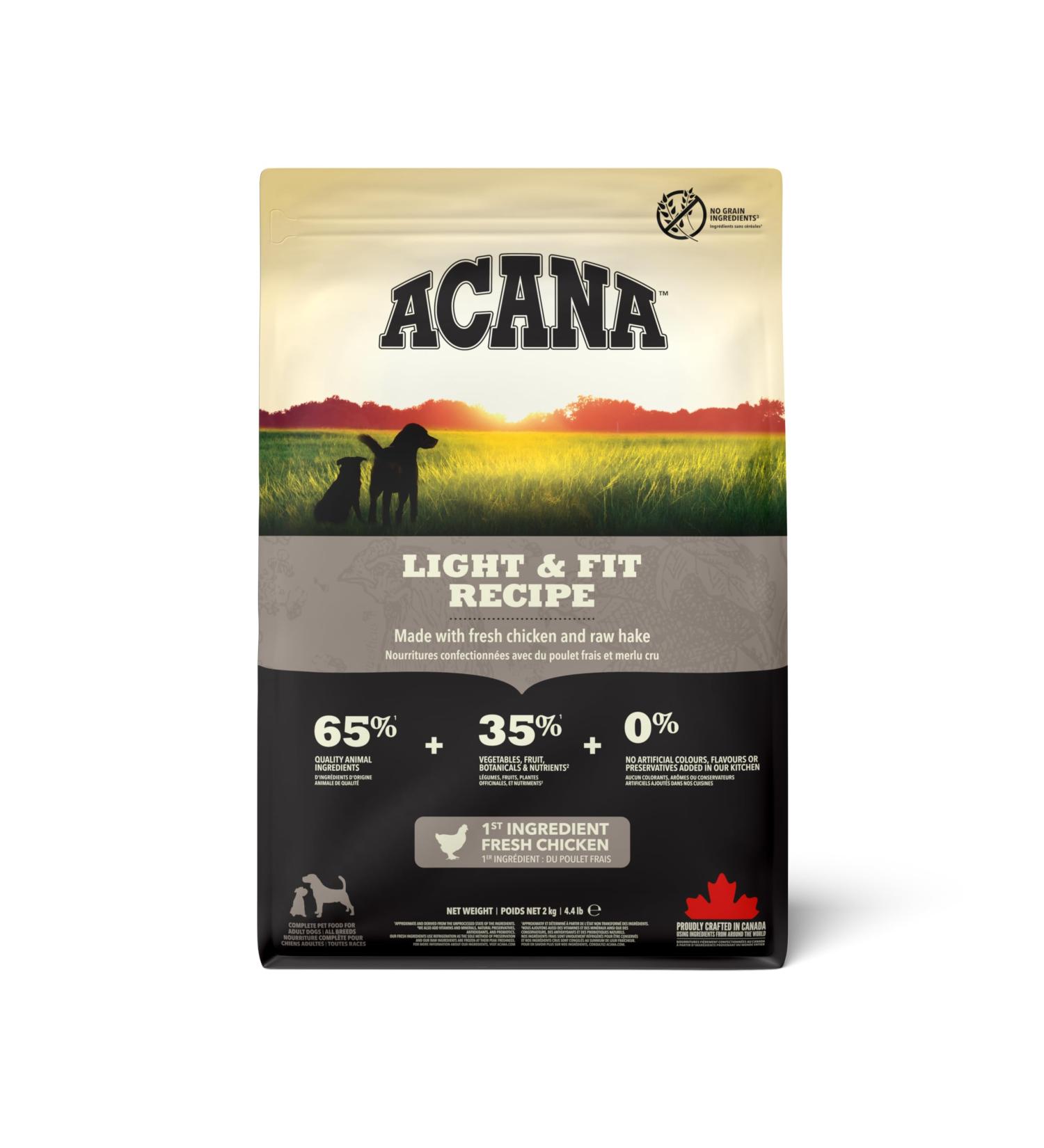 Acana Light & Fit Dog Food 11.4 kg