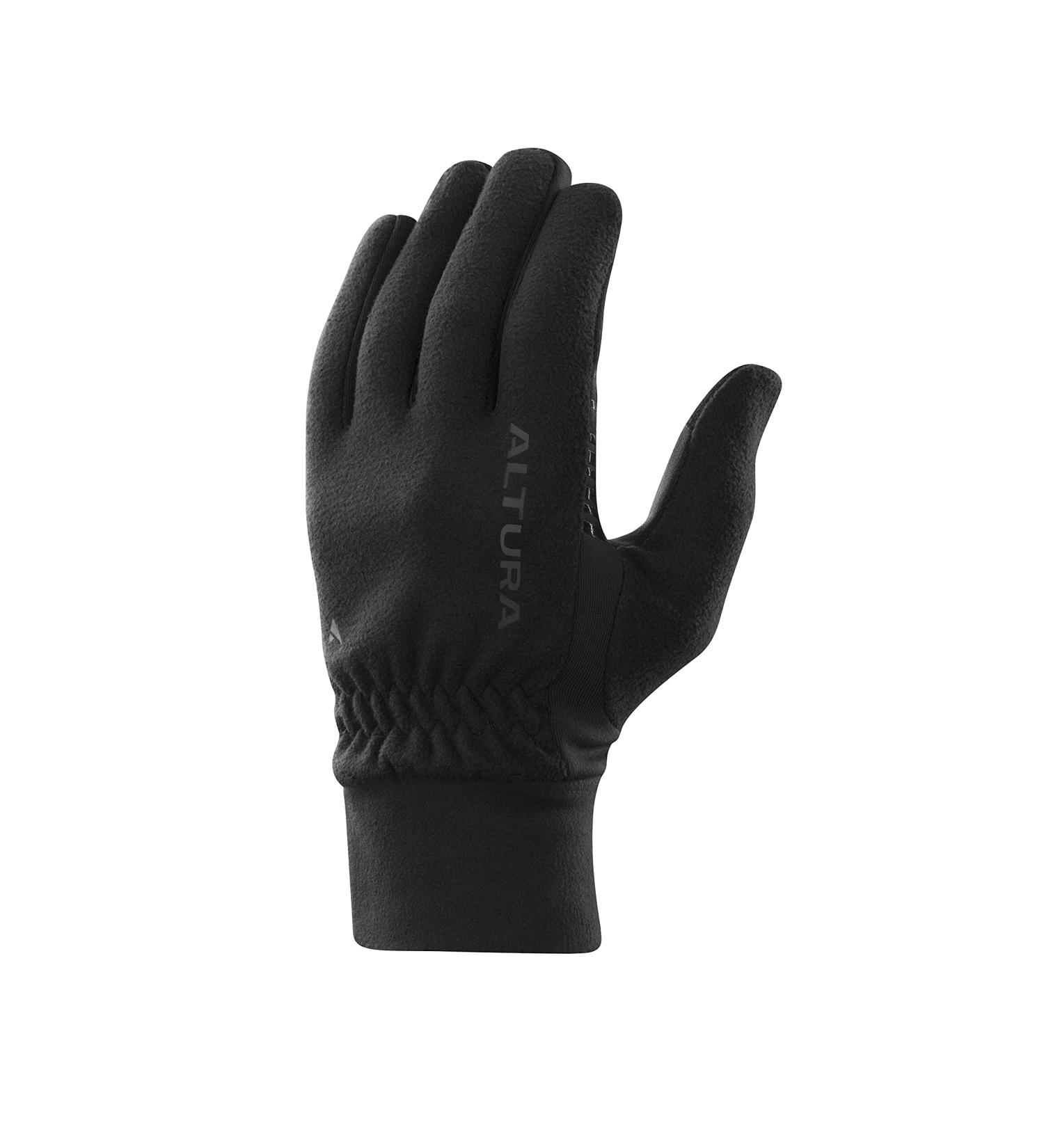 Altura Men's Windproof Microfleece Gloves - Black, Size L - Buy Online on GoSupps.com
