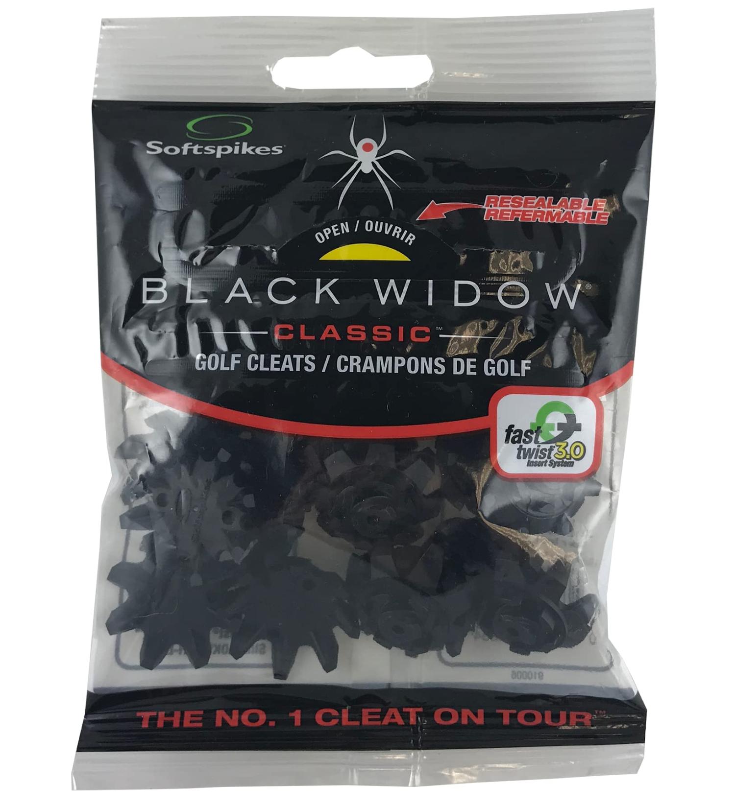 Softspikes Black Widow Golf Cleat Fast Twist 3.0 - Ultimate Performance for Your Game - Buy Online on GoSupps.com