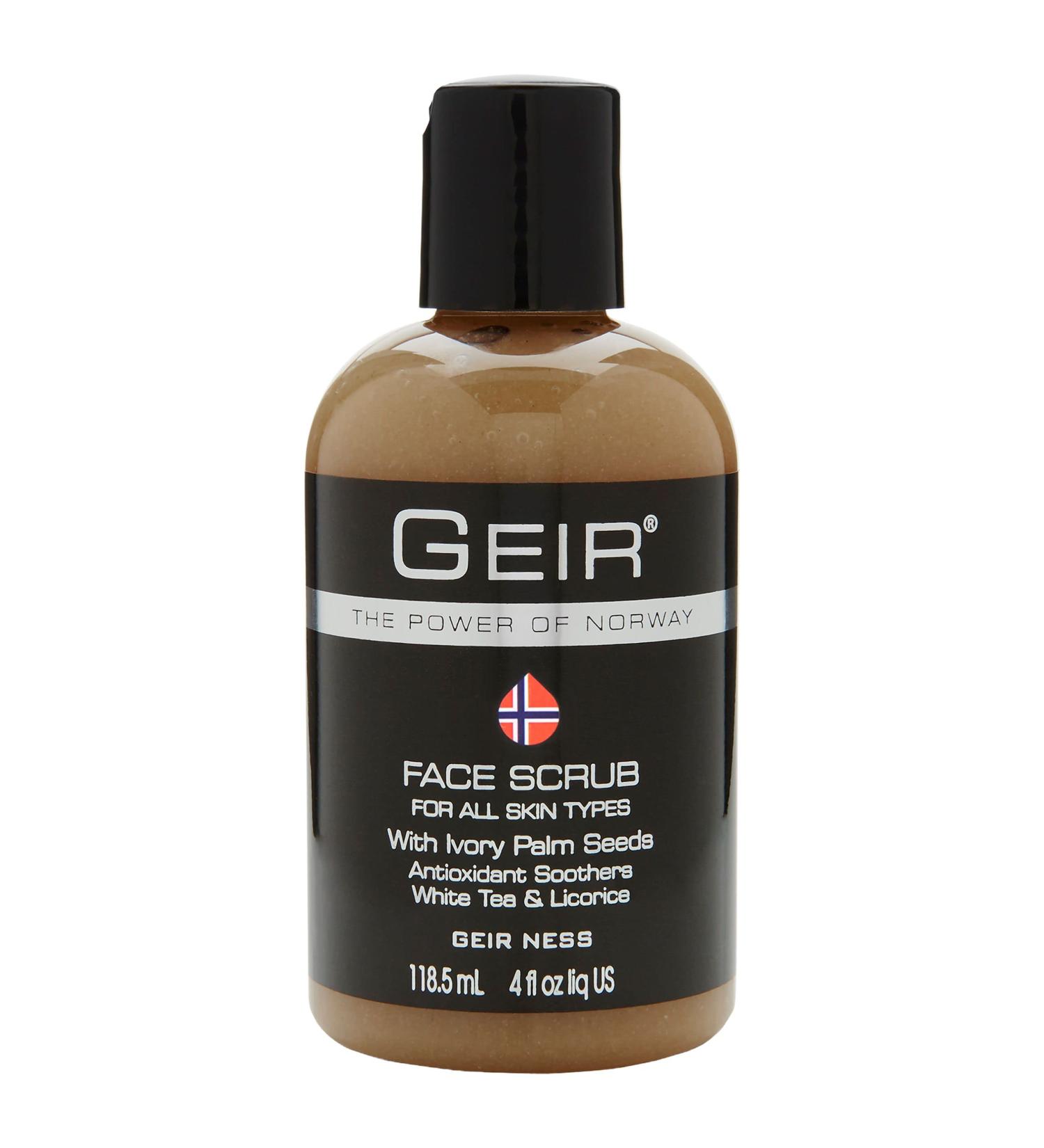 Geir Ness Face Scrub - Exfoliating & Nourishing Facial Scrub for Clear Skin & Clogged Pores - Shop Internationally - Buy Online on GoSupps.com