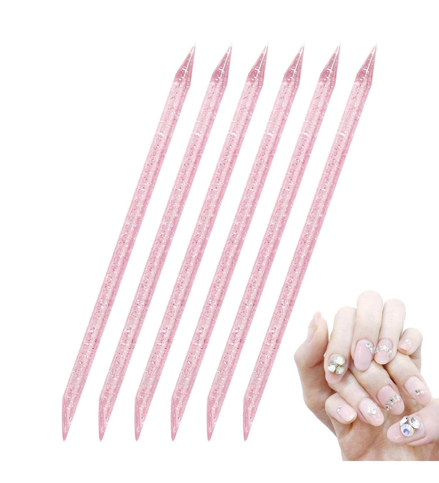 Lencyh Cleaning Cuticle Stick 2-in-1 Multi-Purpose Colorful Nail Cuticle Pushers Portable Cuticle Tools for Makeup Beginners Beauty Lovers - Buy Online on GoSupps.com