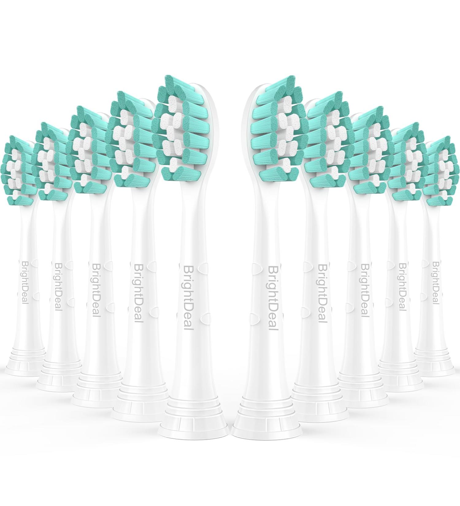 Philips Sonicare Toothbrush Heads 10 Pack - Replacement Brush Heads for DiamondClean DailyClean EasyClean HealthyWhite ExpertClean - Compatible with Models 1100 4100 5100 6100 | International Shipping - Buy Online on GoSupps.com