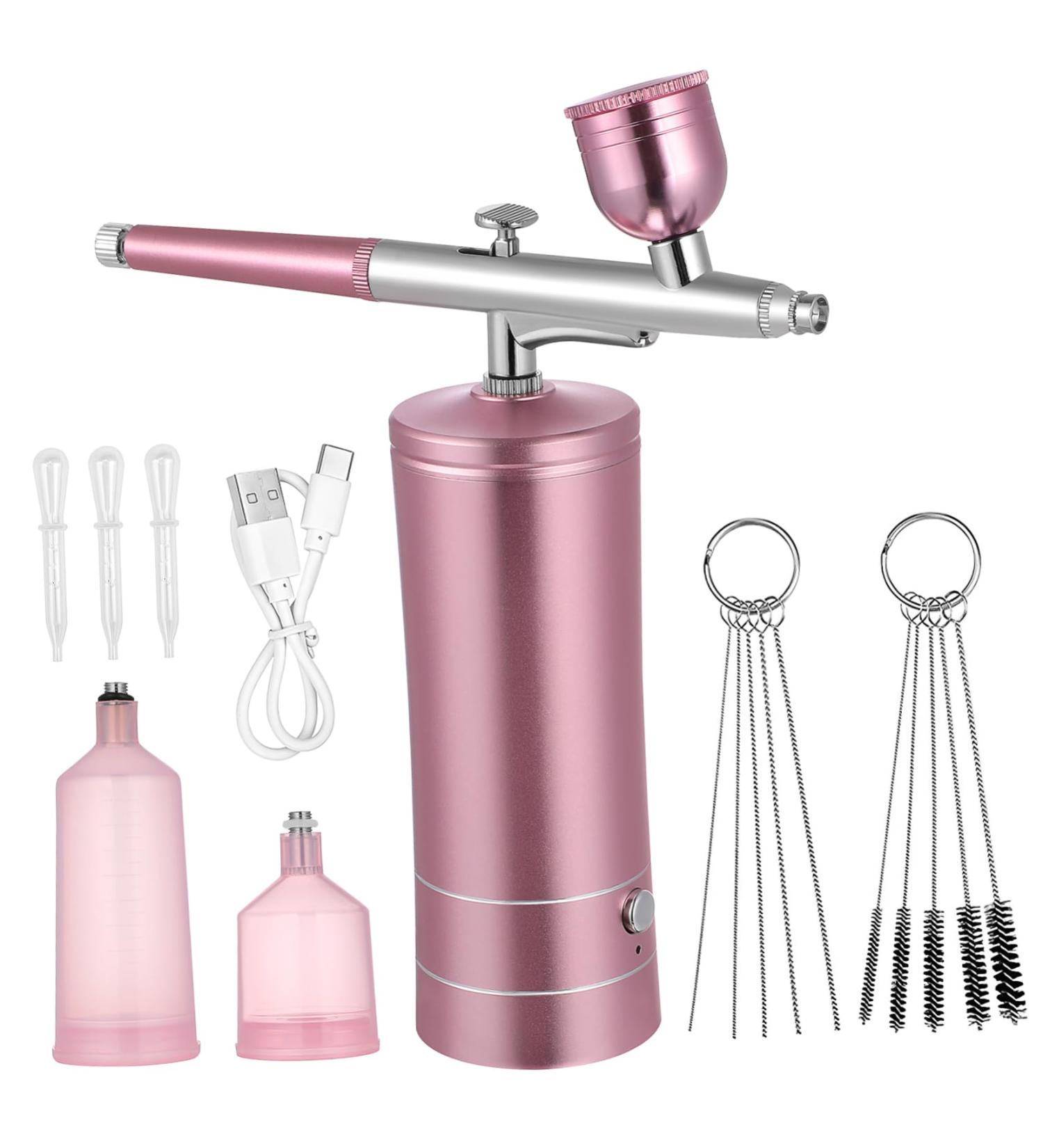 Mikinona 1 Set Cordless Airbrush Nail Art Supplies Electric Airbrush Manicure Nail Spray Air Brush Kit Nail Airbrush Electric Spraygun Airbrush Paint Wireless Compressor Aluminum Alloy - Buy Online on GoSupps.com