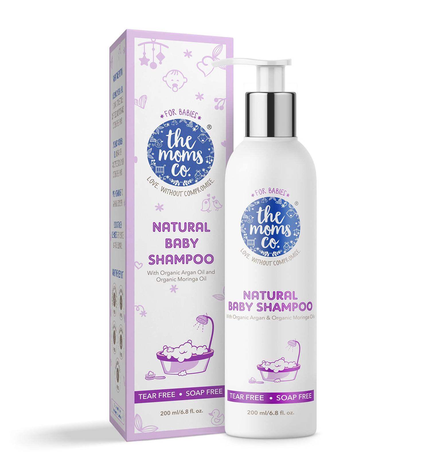 Buy The Moms Co. Tear-Free Natural Baby Shampoo - USDA Organic Argan & Moringa - 200ml - International Shipping Available - Buy Online on GoSupps.com