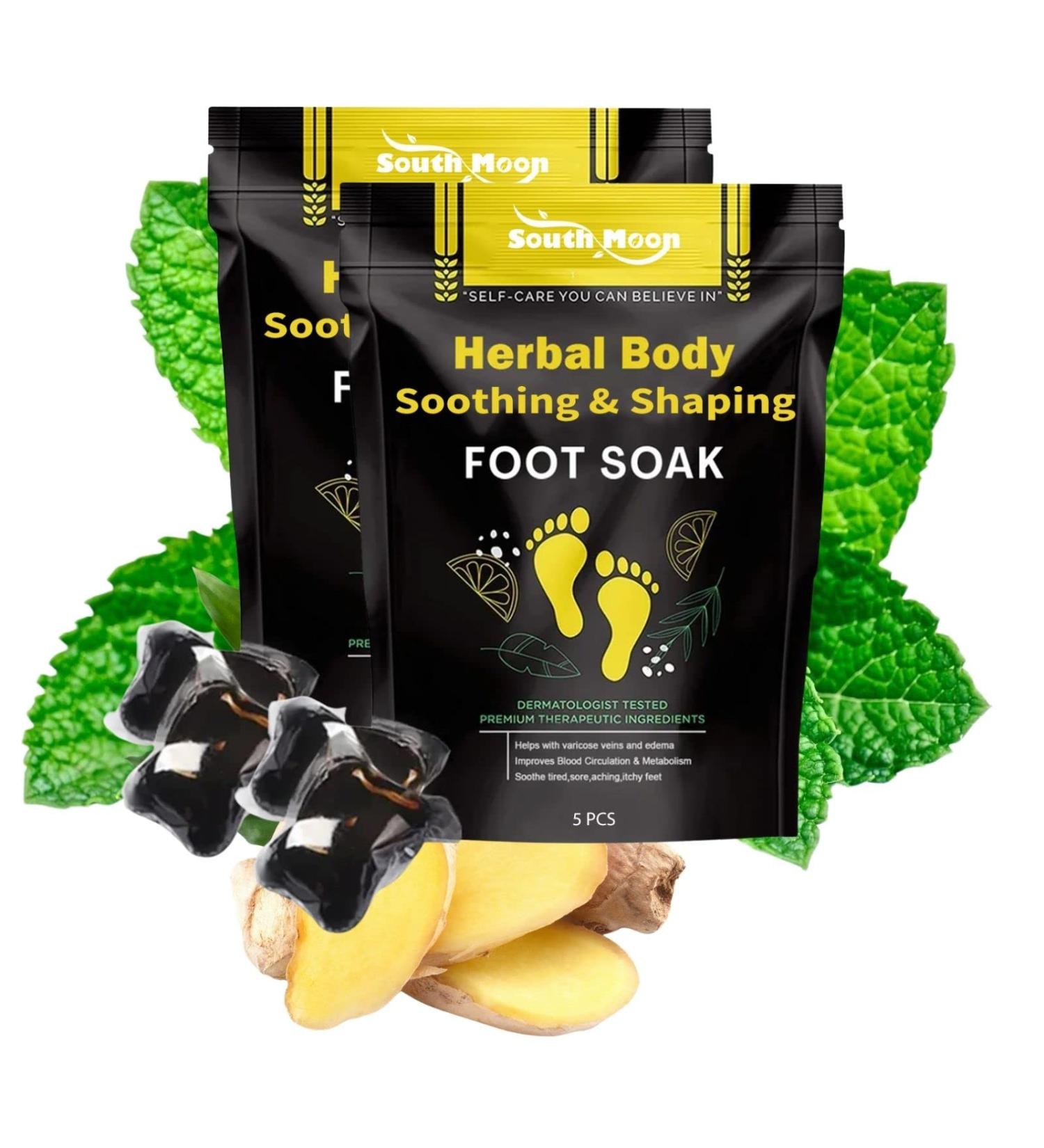 10PCS Herbal Detox Foot Bath Beads - Wormwood & Ginger Foot Soak for Lymphatic Cleanse | Suitable for All - Shop Now! - Buy Online on GoSupps.com