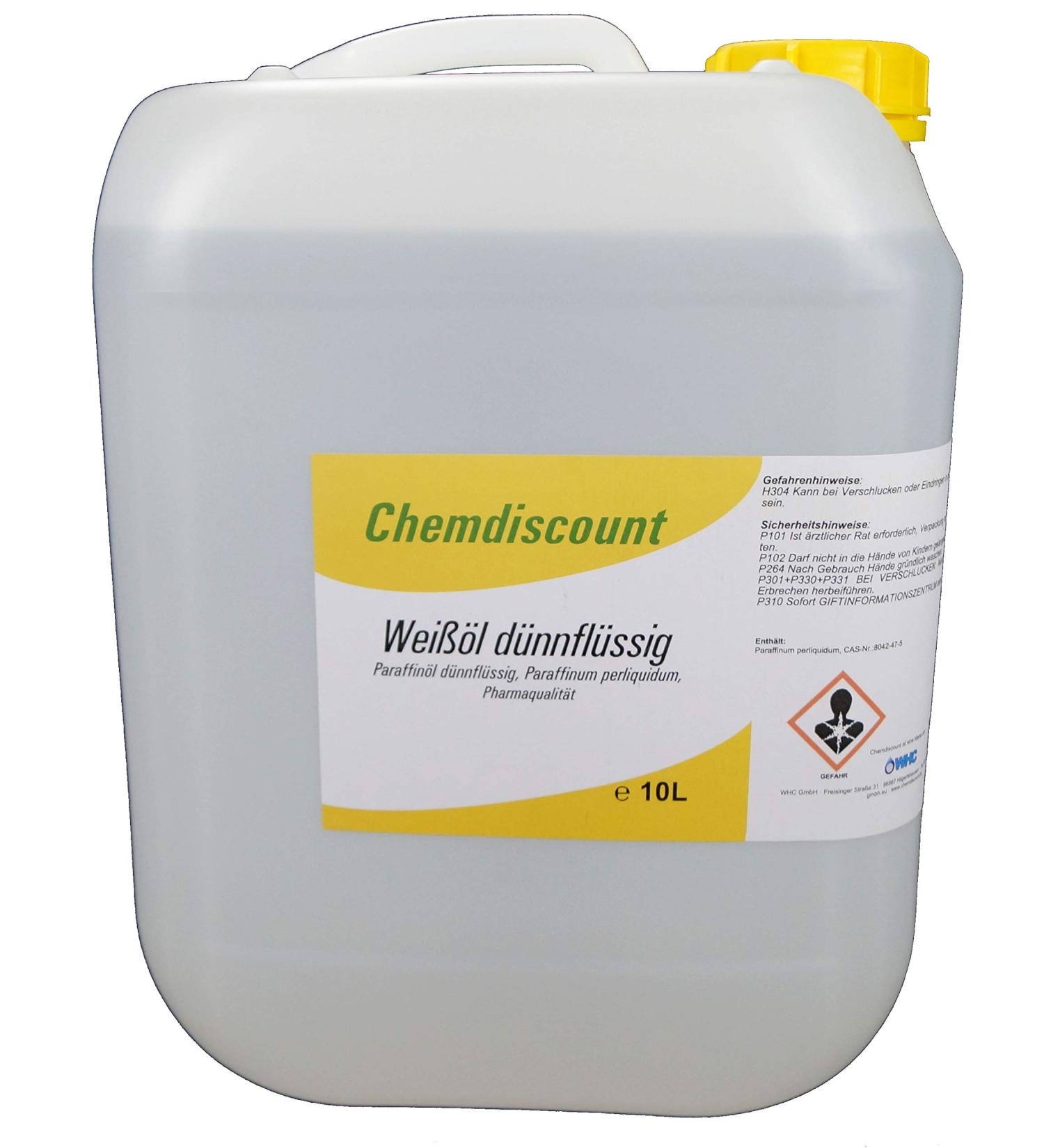10 liters of white oil viscous Paraffinum subliquidum corresponds to PH. EUR