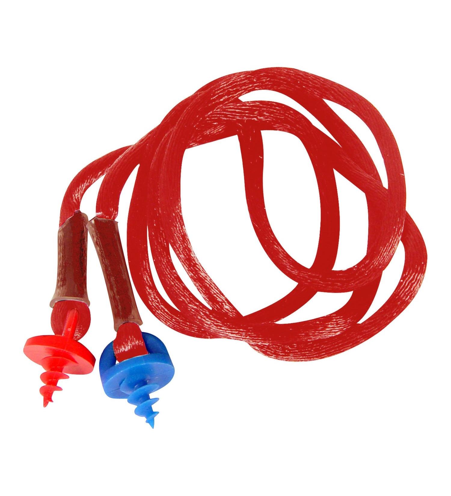 Radians CEPNC-R Custom Molded Earplugs Red Neckcord with Red and Blue Screws One Size (Pack of 6) 1 Count (Pack of 6)