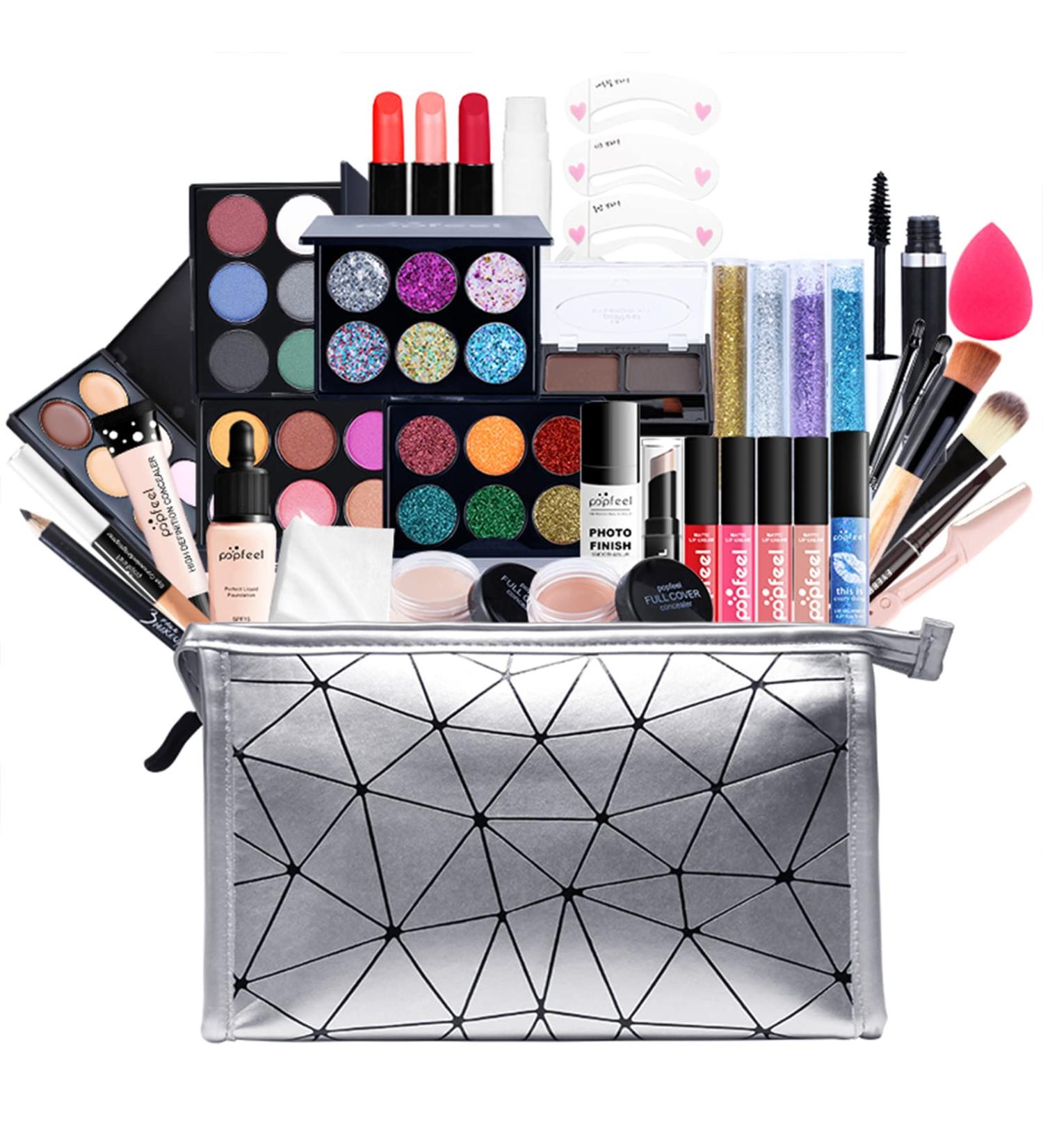Neamou All-in-One Makeup Kit | 20/29/37pcs Beauty Makeup Kit | Includes Makeup Brush Set Eyeshadow Palette Lip Gloss Lipstick Eye Shadow Eyeliner Eyeliner Eyeliner Eyeliner Lip Gloss Lip Gloss Eyeliner ... - Buy Online on GoSupps.com