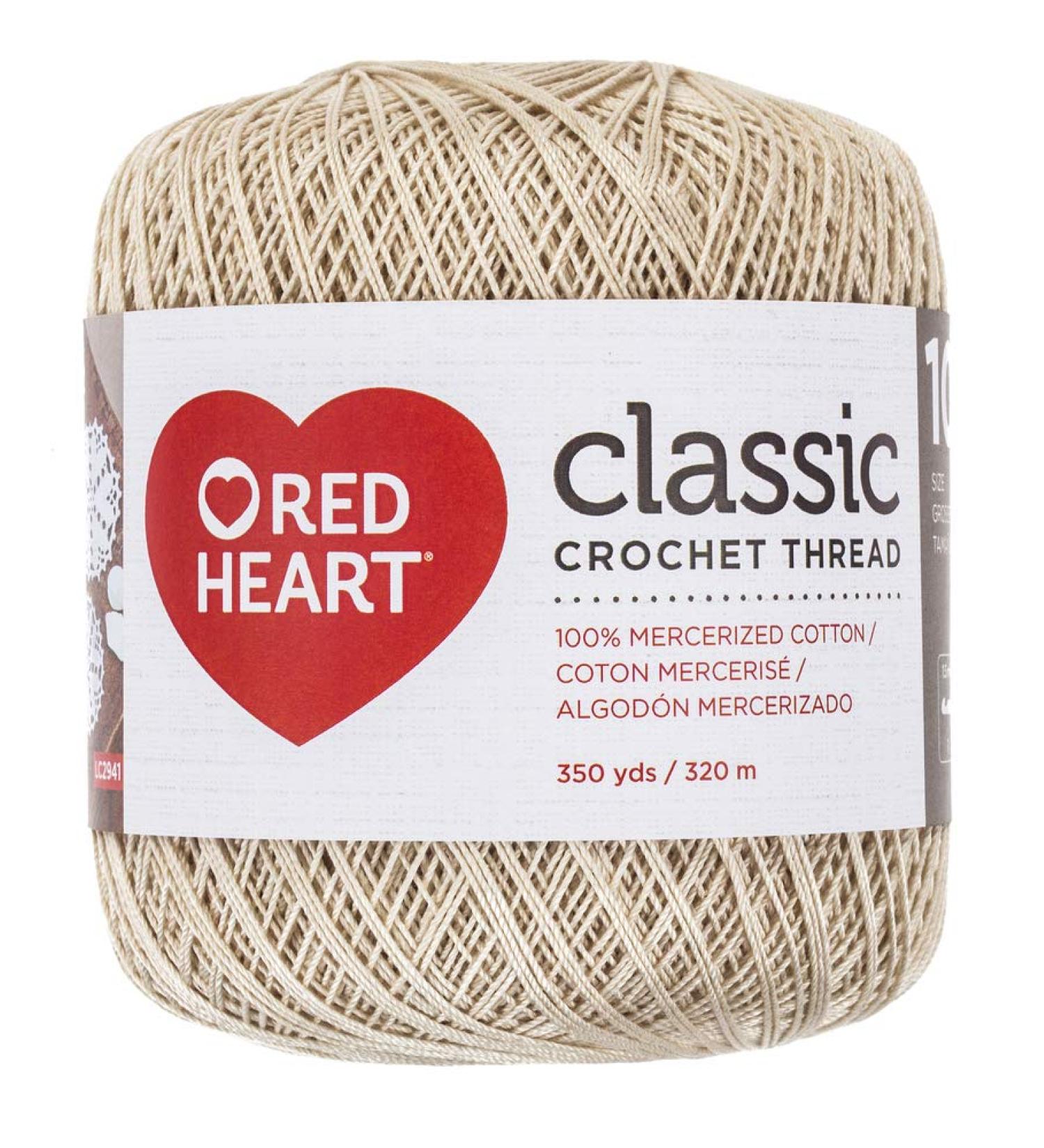 Coats Crochet Classic Crochet Thread  10  Natural  1050 Foot