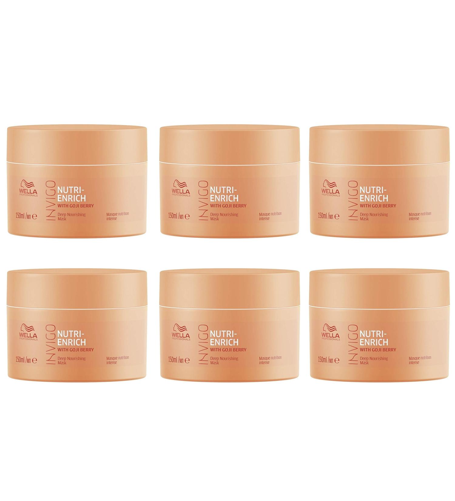 Pack of 6 Invigo Nutri-Enrich Deep Nourishing Mask 150 ml