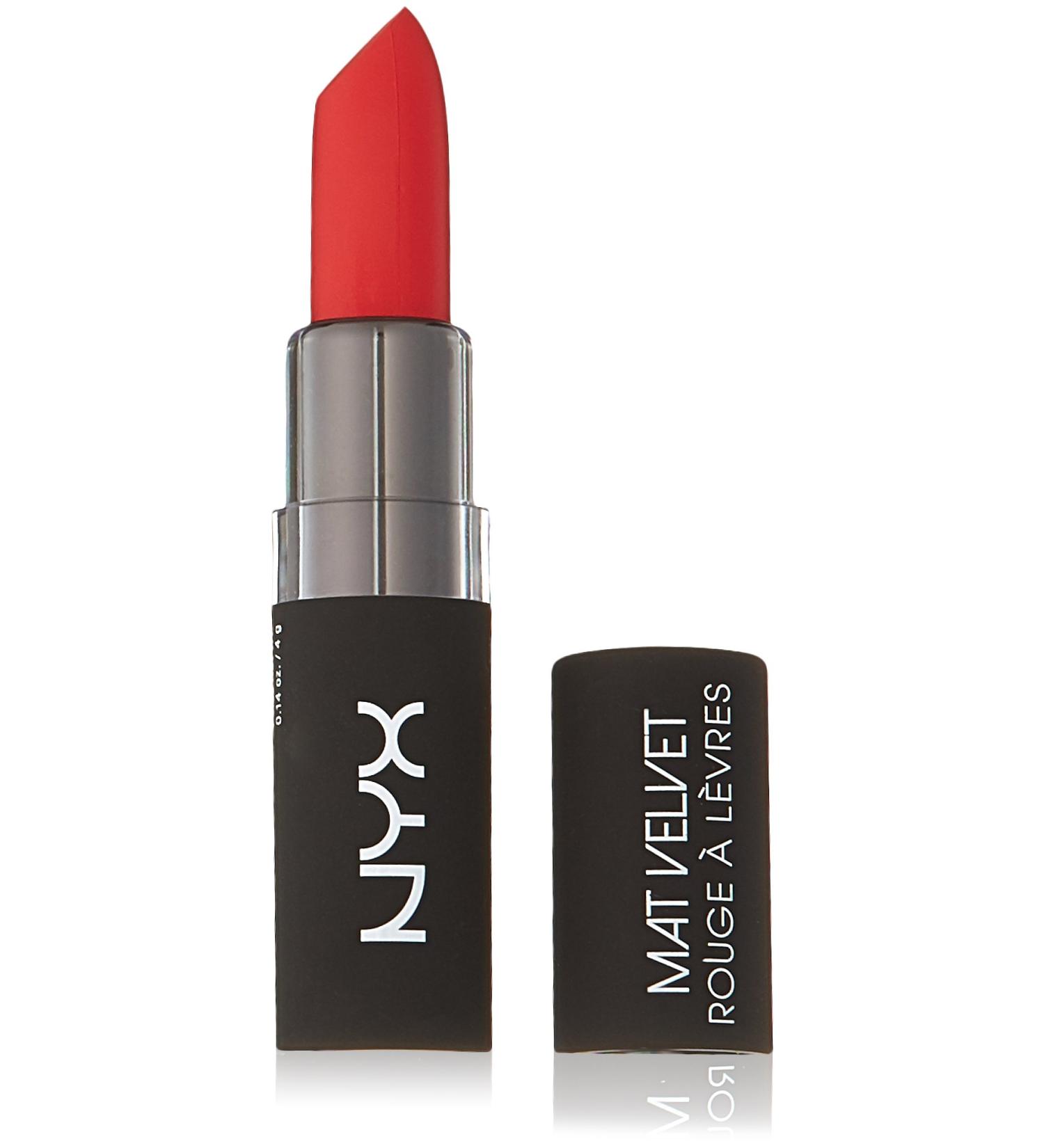 NYX Velvet Matte Lipstick Blood Love 0.14 oz - Long-Lasting Matte Lip Color - Buy Online on GoSupps.com
