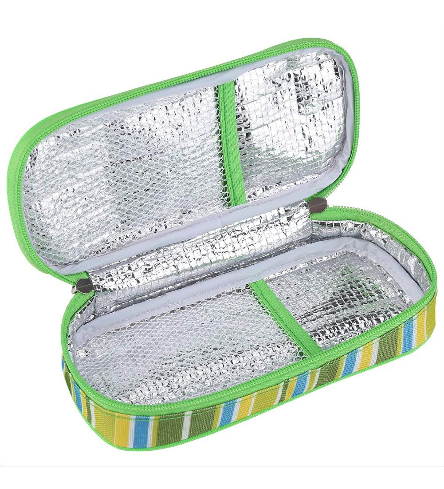 Portable Diabetic Insulin Cooler Bag - Travel Case for Medical Insulation Cooling - Buy Online on GoSupps.com