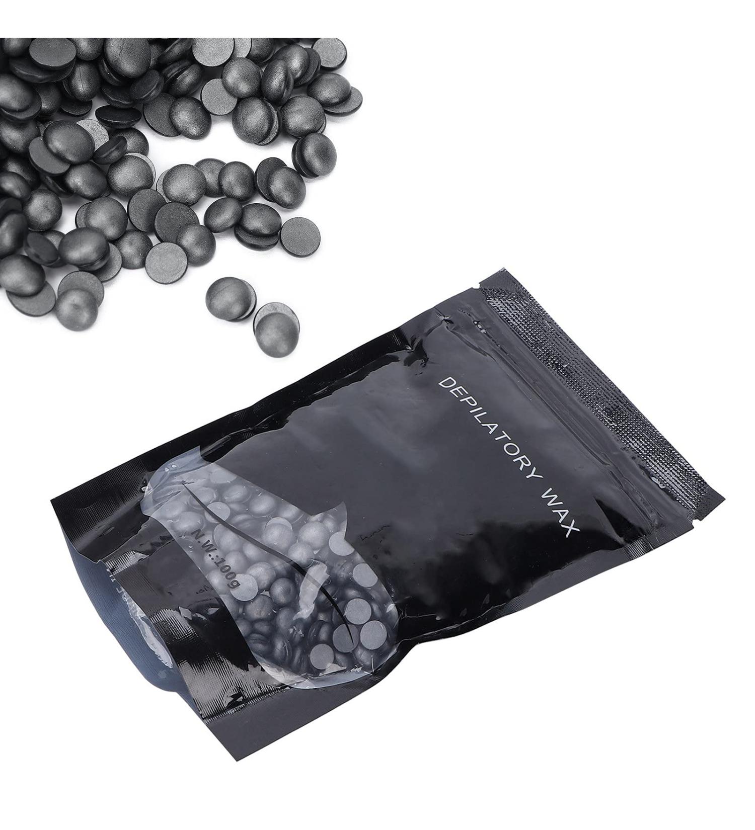 100g Hair Removal Wax Beads for Men & Women - Perfect for Face Arms & Legs | Retro Black - Shop Internationally! - Buy Online on GoSupps.com