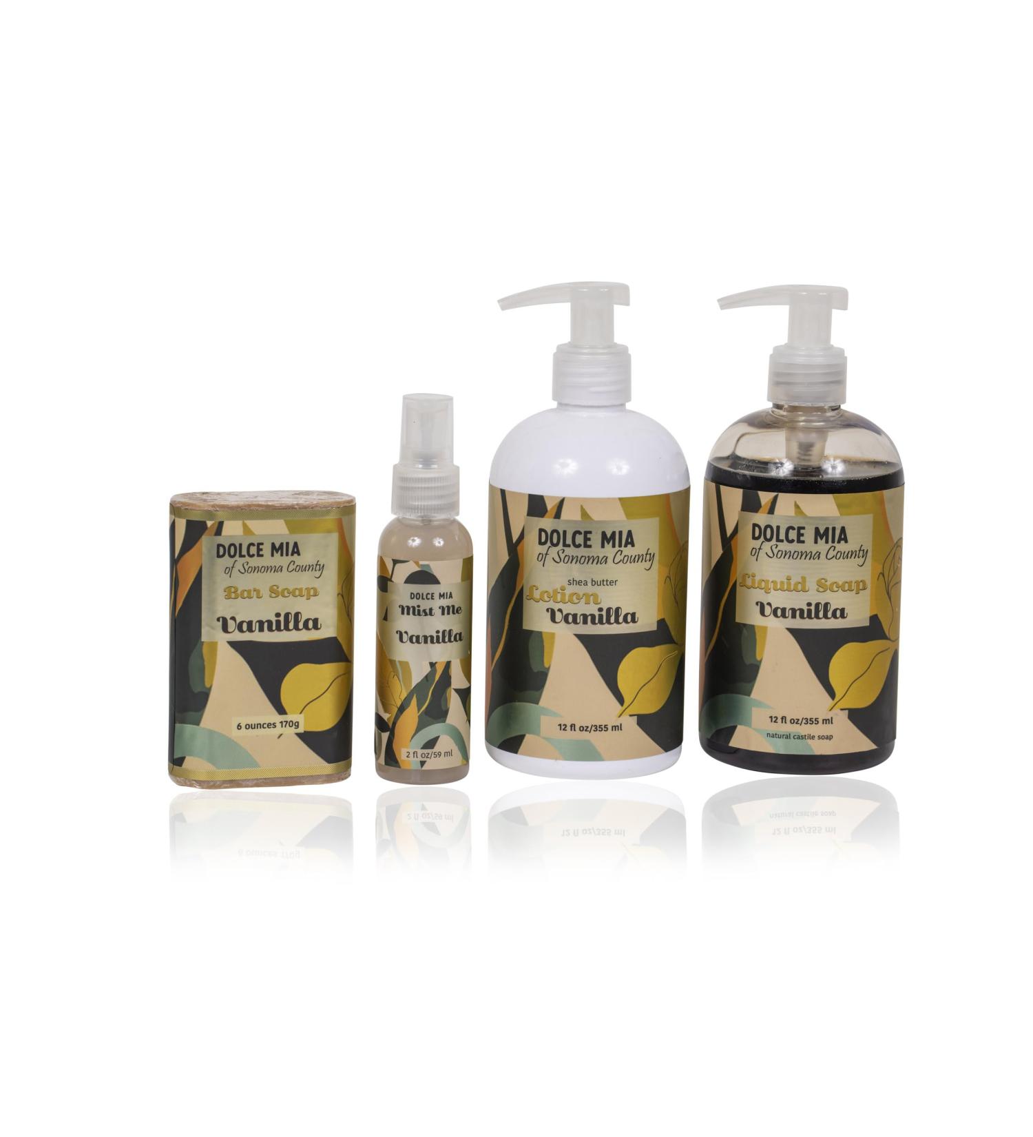 Dolce Mia | Vanilla Flight of Fancy | Lotion Liquid Mist Bar | Organic Botanicals | Hypoalergenic | Vegan + Cruelty Free - Buy Online on GoSupps.com