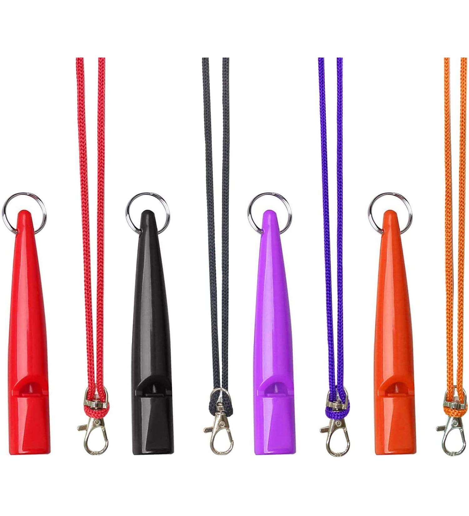 4 Pieces High-Quality Dog Whistle Set | Adjustable Ultrasound Training Whistles with Lanyard | Essential Dog Training Accessories - Buy Online on GoSupps.com
