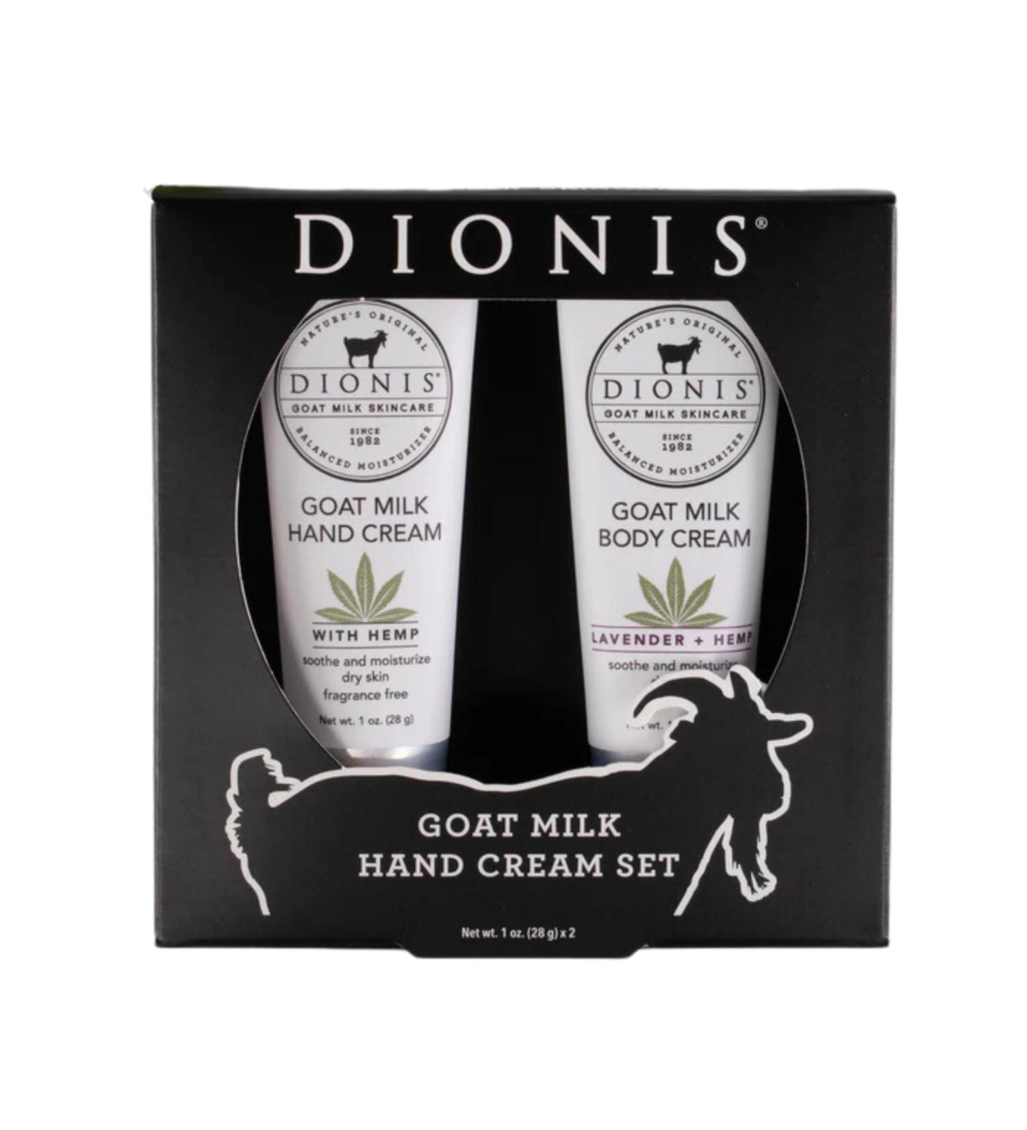 Dionis Goat Milk Hand Cream Milk & Hemp 1oz (Pack of 2) Milk & Hemp 0.5 Ounce (Pack of 2) - Buy Online on GoSupps.com
