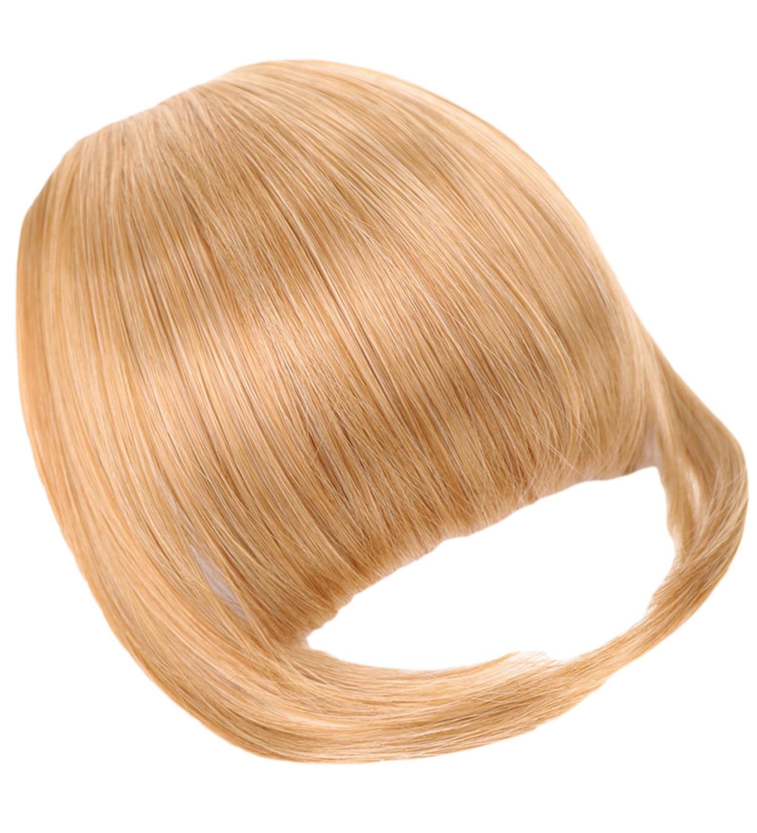 Clip in Fringe Clip in Fringe High Temperature Fiber Clip in Bangs with Temple Hair Fake Flat Bangs Front Face Fake Fringe for Women Girl Style2 - Buy Online on GoSupps.com