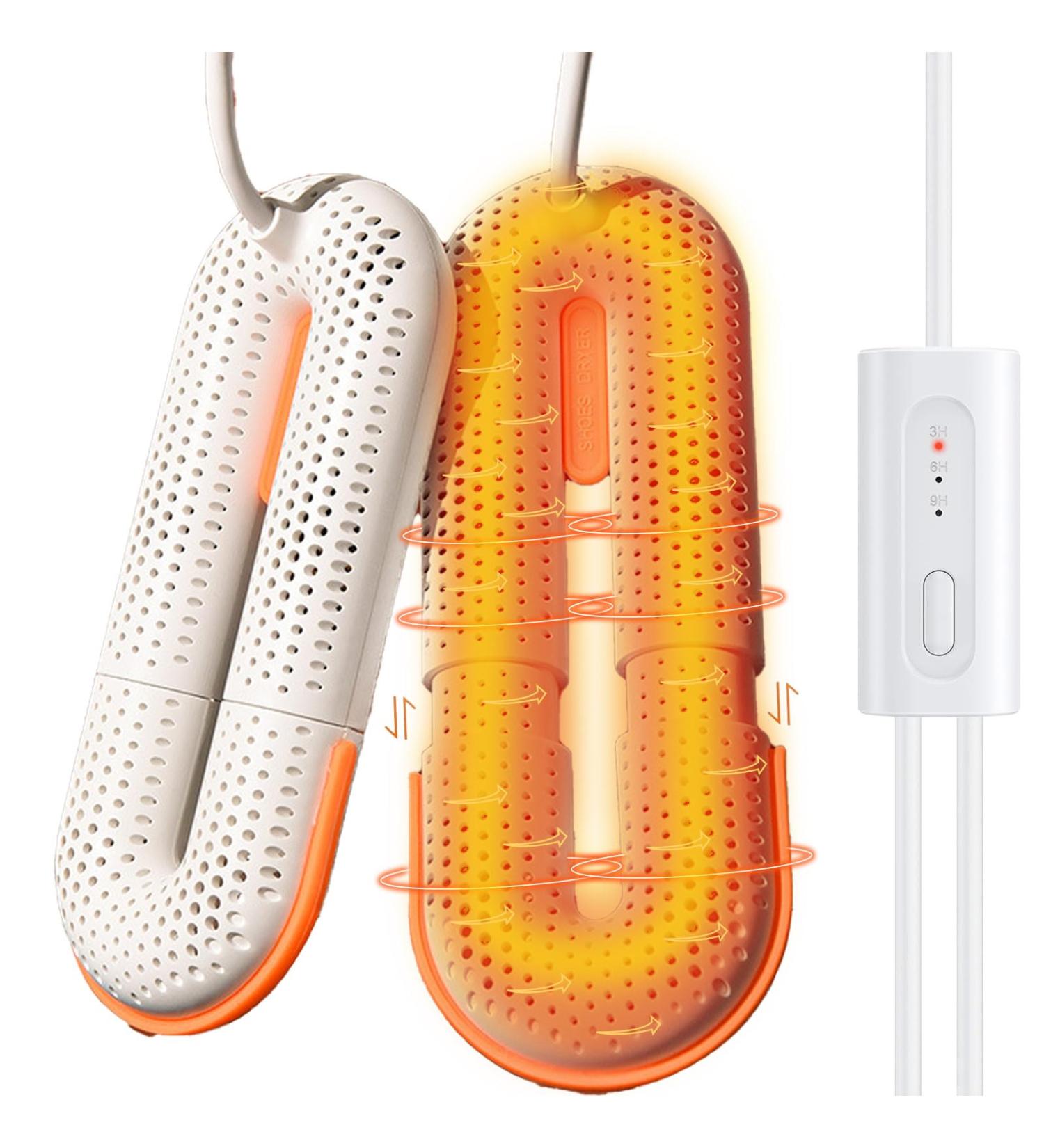 Adjustable Shoes Dryer with 3 Modes Timer for Winter Rainy Days Eliminate Bad Odor Portable Footwear Dryers Machine for Shoes Ski Boots Gloves Socks - UK Plug (White) - Buy Online on GoSupps.com