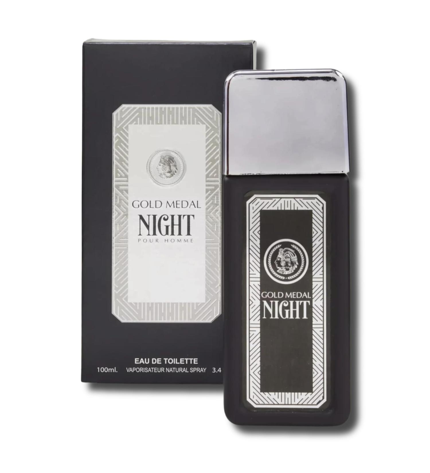 Gold Medal Night Men's Eau de Toilette 3.4 Fl. Oz. Aromatic Fougere fragrance for men. - Buy Online on GoSupps.com