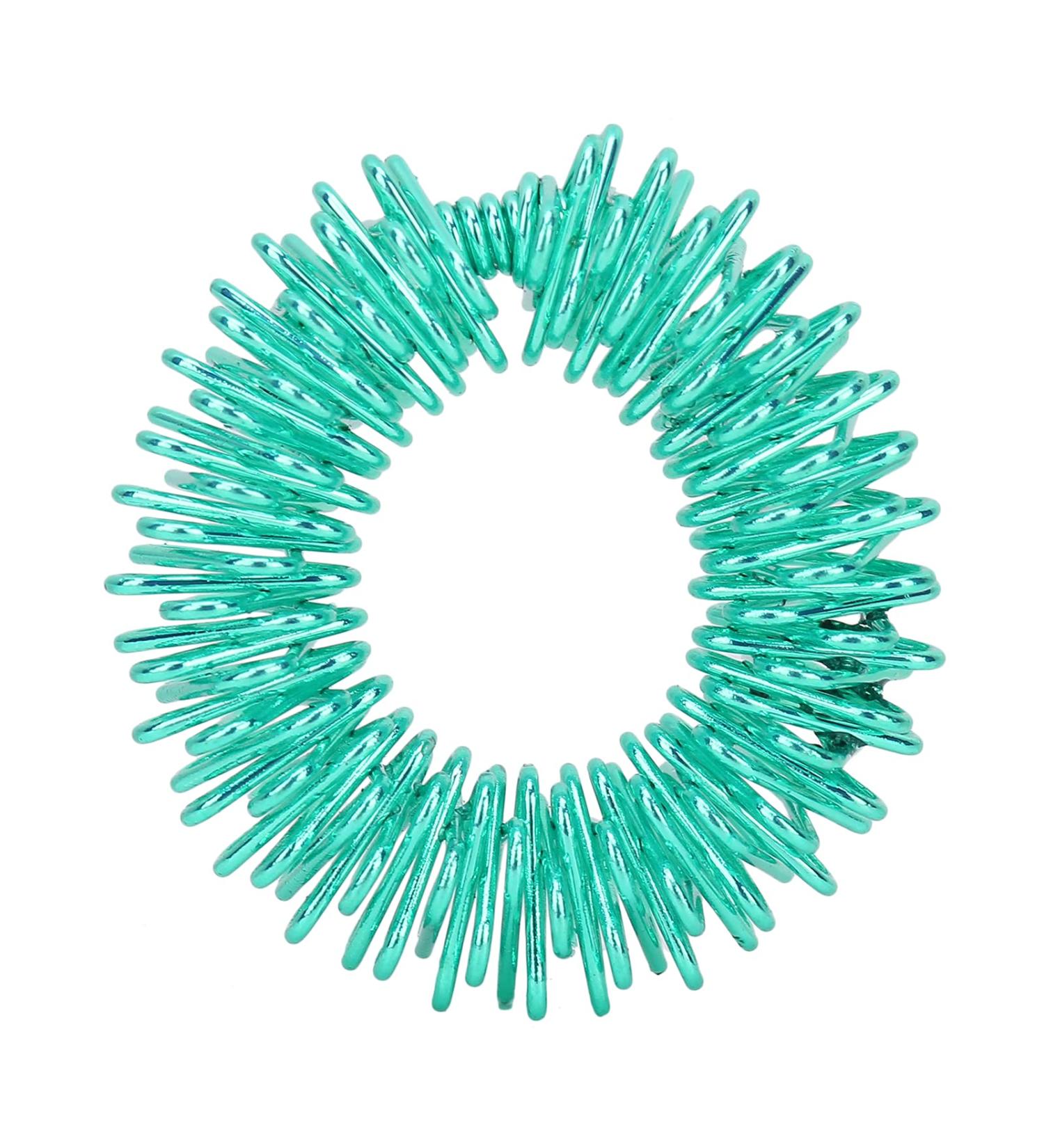 Pen Finger Massager - Mini Acupuncture Spring Rings for Stress Relief & Enhanced Circulation (Green) - International Shipping Available - Buy Online on GoSupps.com